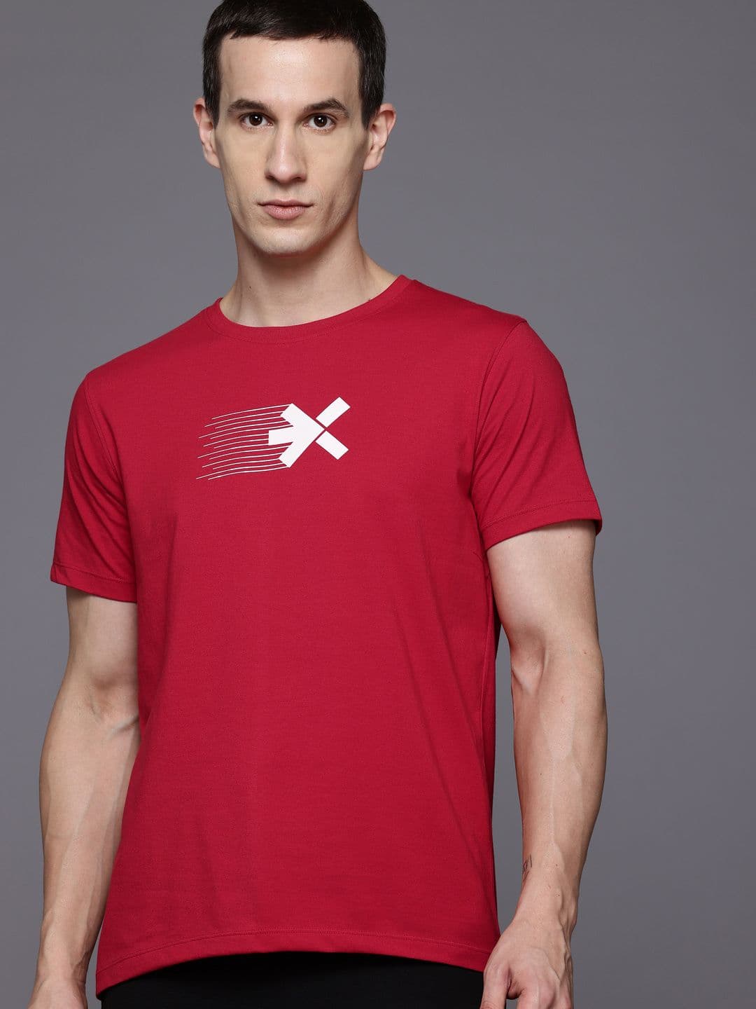 HRX by Hrithik Roshan Printed Lifestyle T-shirt - view 1