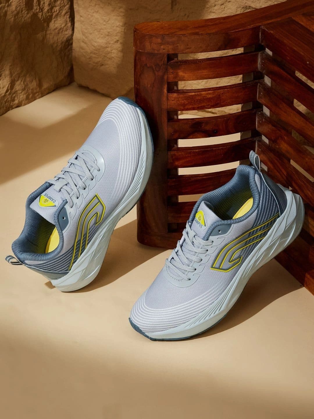 Campus Men Mesh Running Non-Marking Shoes - view 1