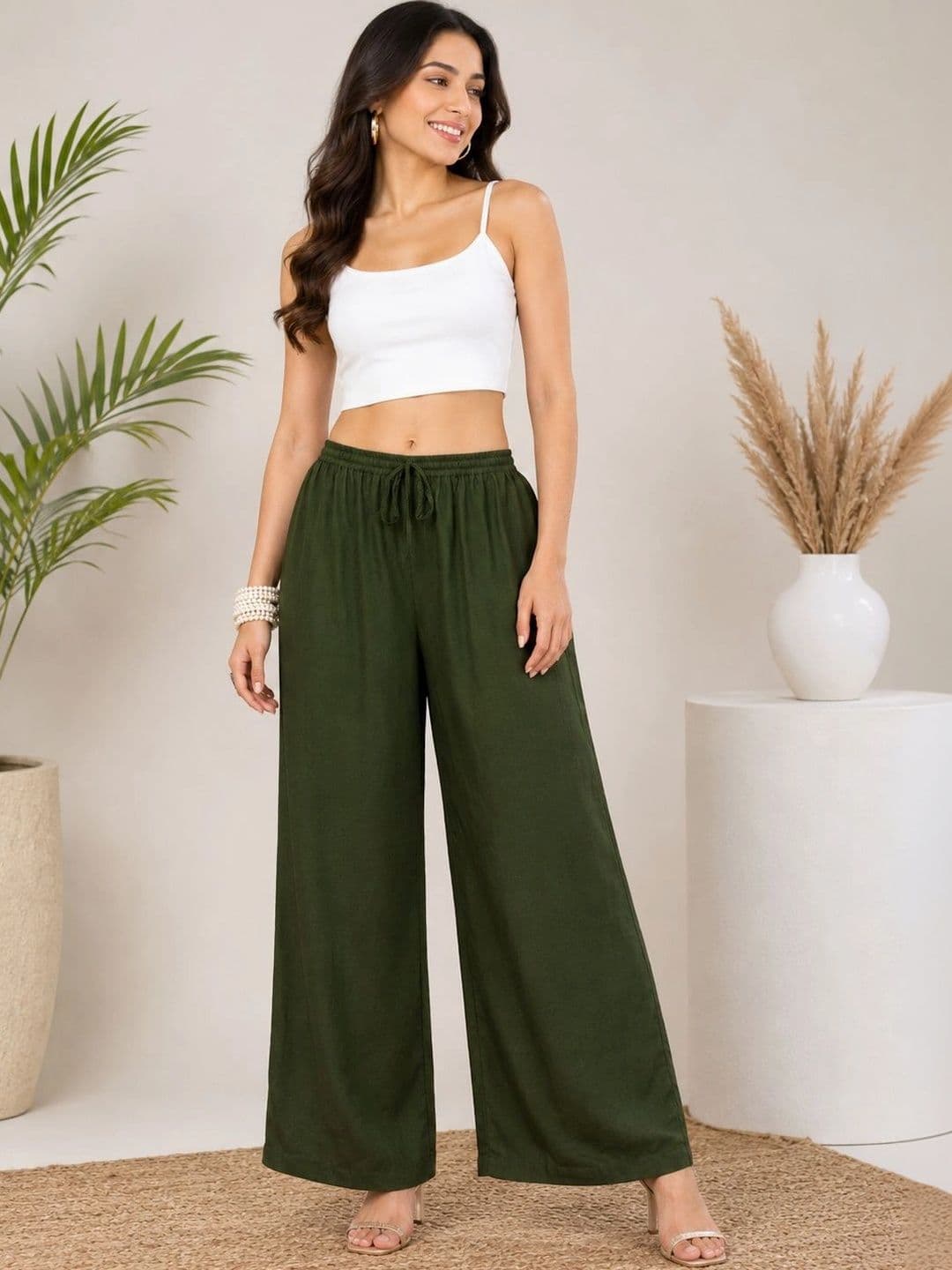 Moda Rapido X Gracit Women Knitted Ethnic Palazzos - view 1