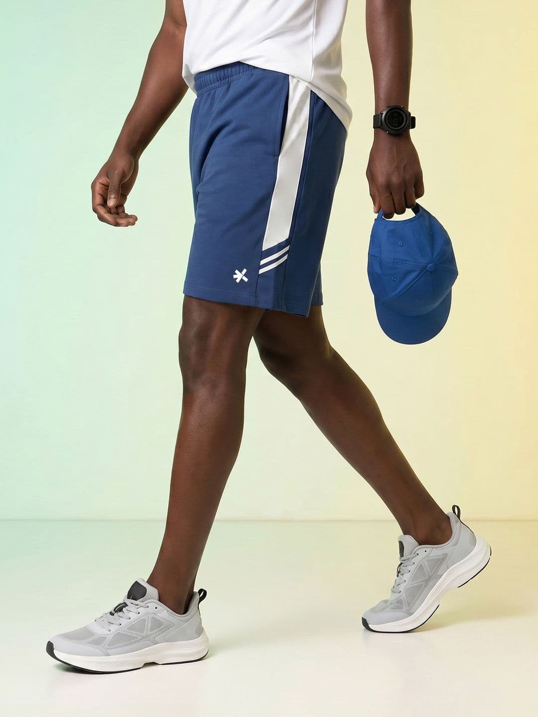 HRX by Hrithik Roshan Men Colourblocked Shorts - view 1