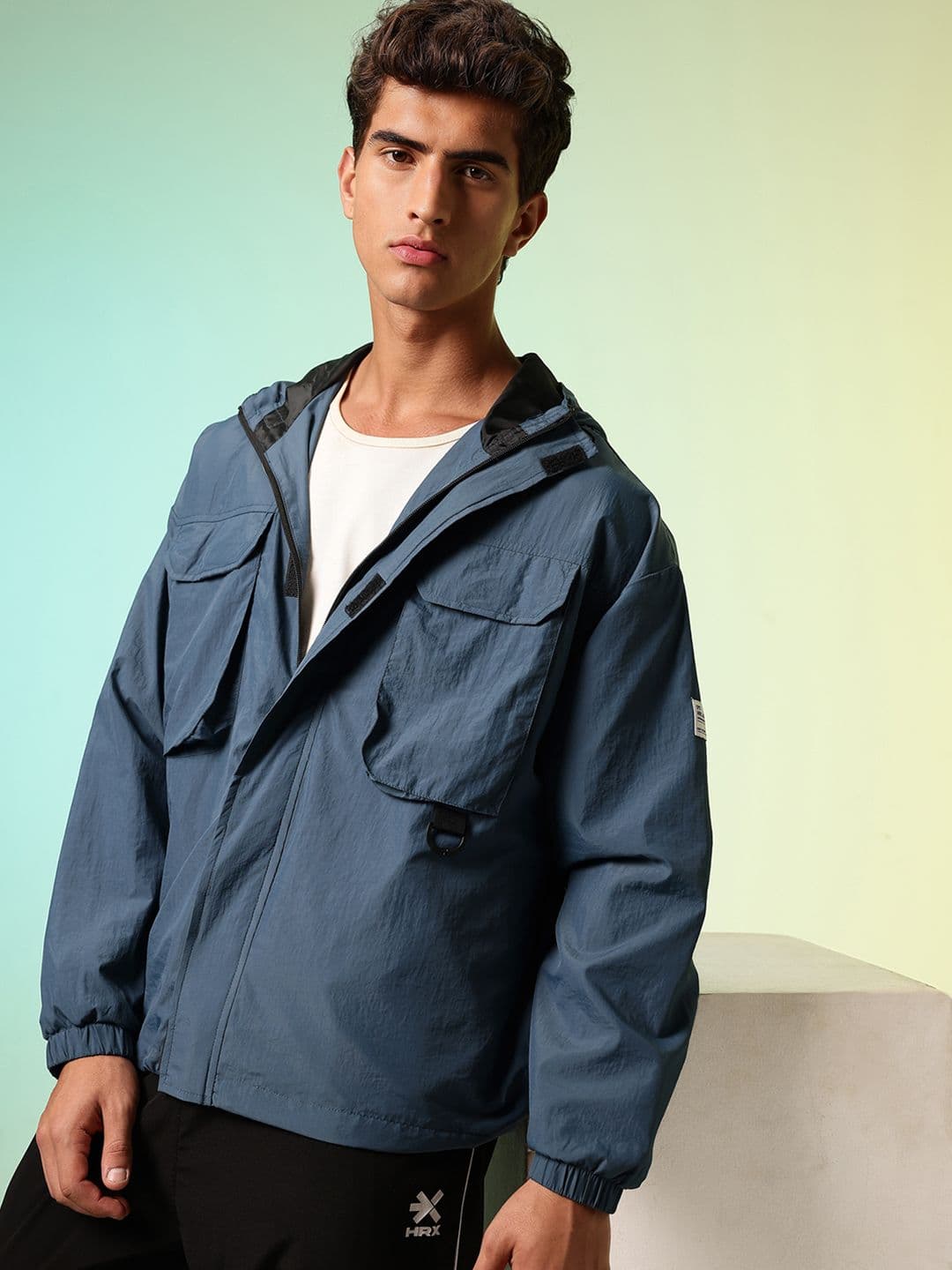 HRX by Hrithik Roshan Hooded Tailored Jacket - view 1