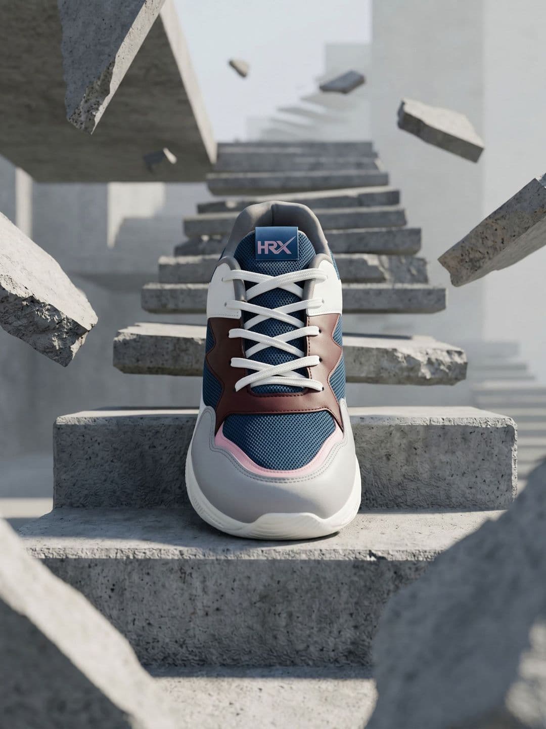HRX by Hrithik Roshan Unisex Colourblocked Mesh Sneakers - view 1