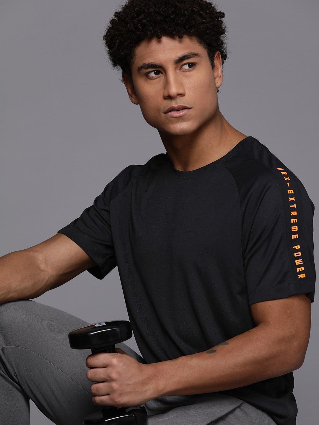 HRX by Hrithik Roshan Rapid-Dry Training T-shirt - view 1