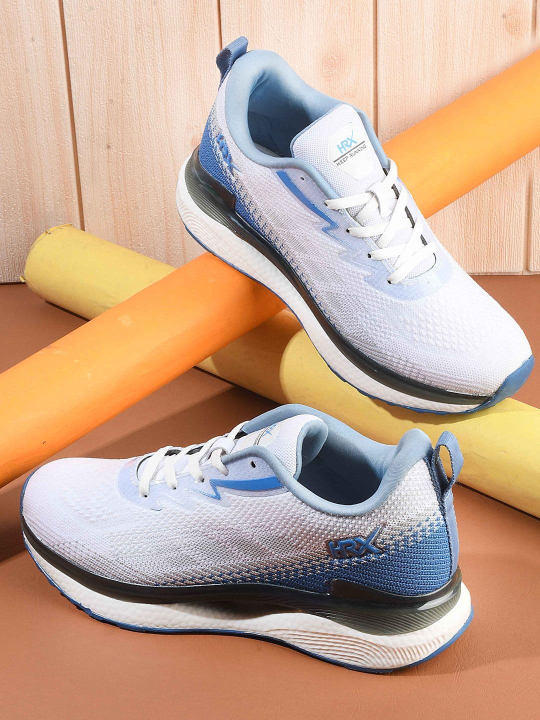HRX by Hrithik Roshan VS24HRX2A-WHITE / BLUE Men Mesh Marking Running Shoes - view 1