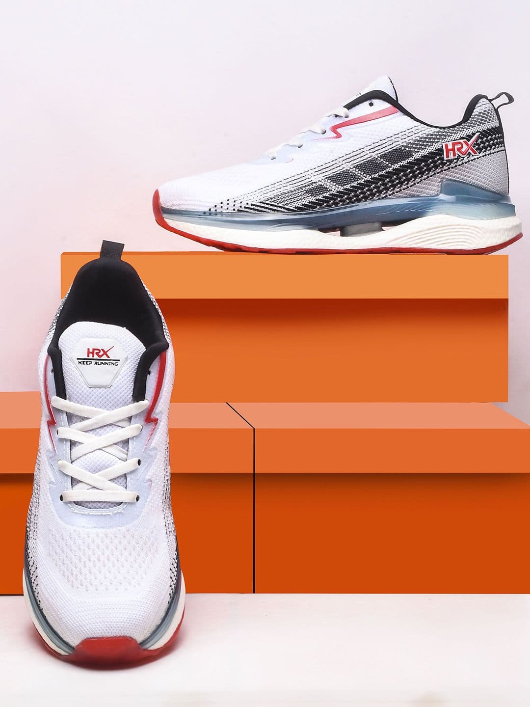 HRX by Hrithik Roshan Men Mesh Flymesh Running Marking Sports Shoes - view 1