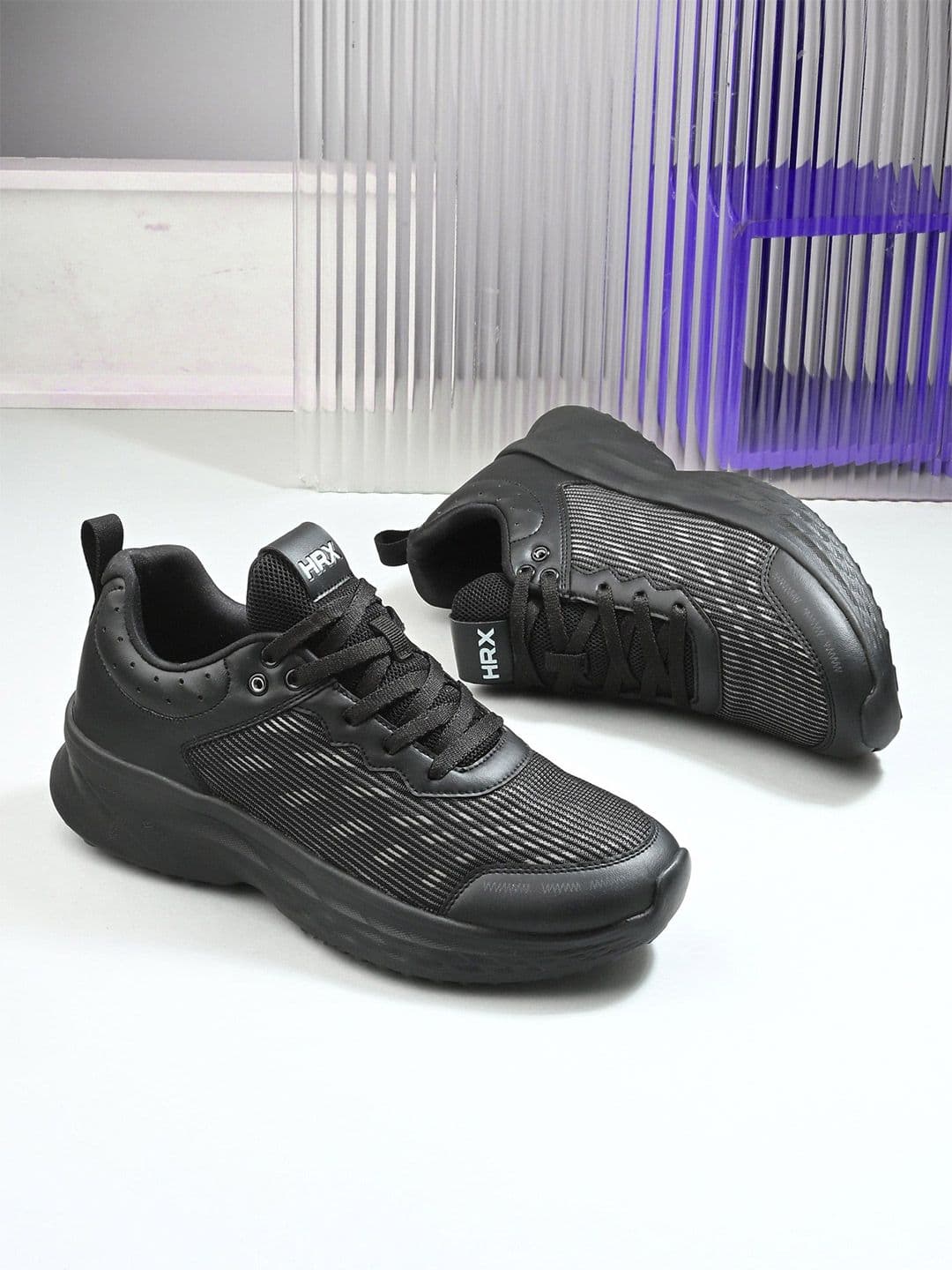 HRX by Hrithik Roshan Men Mesh ace-Ups Running Non-Marking Shoes - view 1