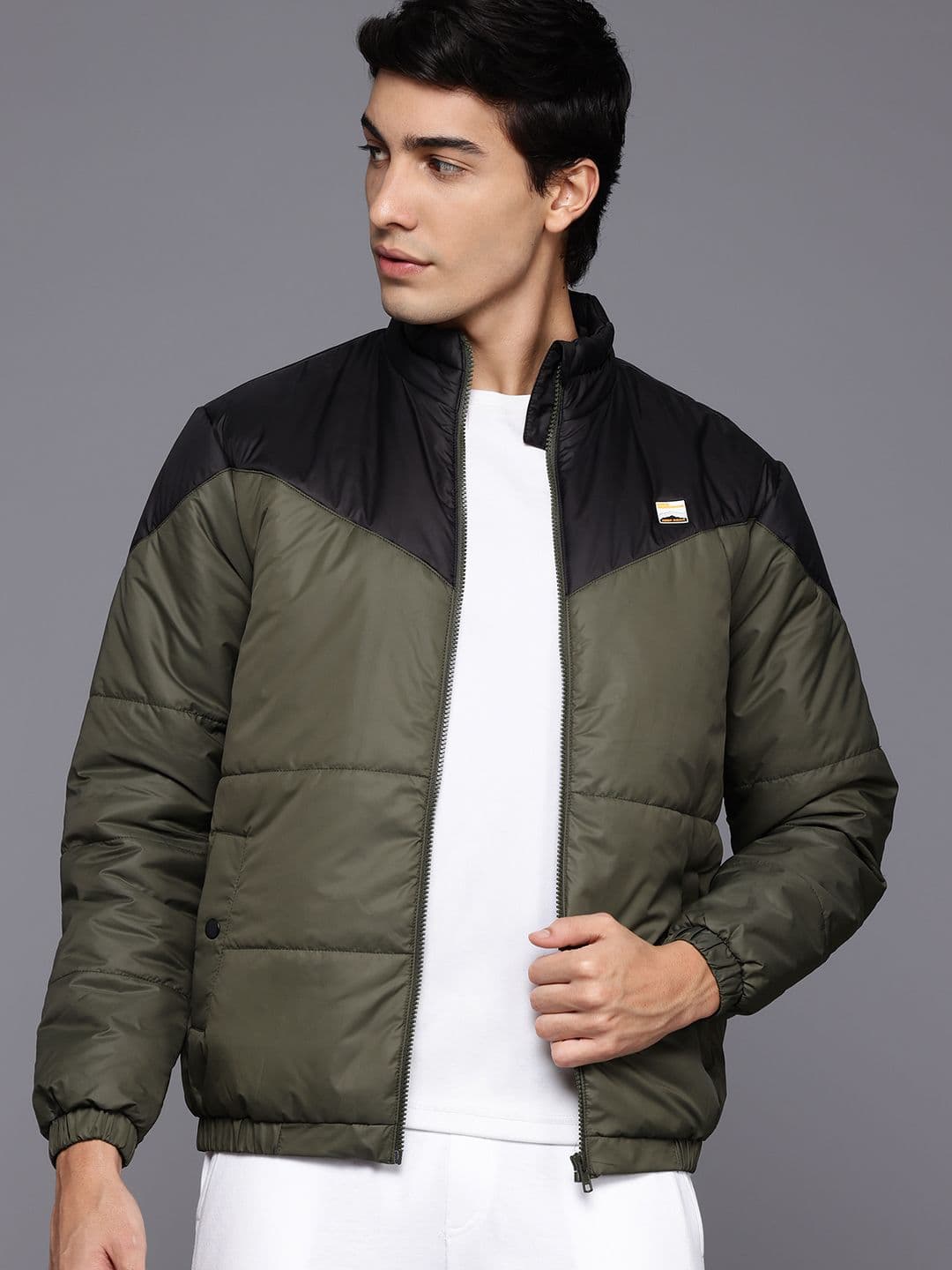 HRX by Hrithik Roshan Men Colorblocked Padded Jacket - view 1
