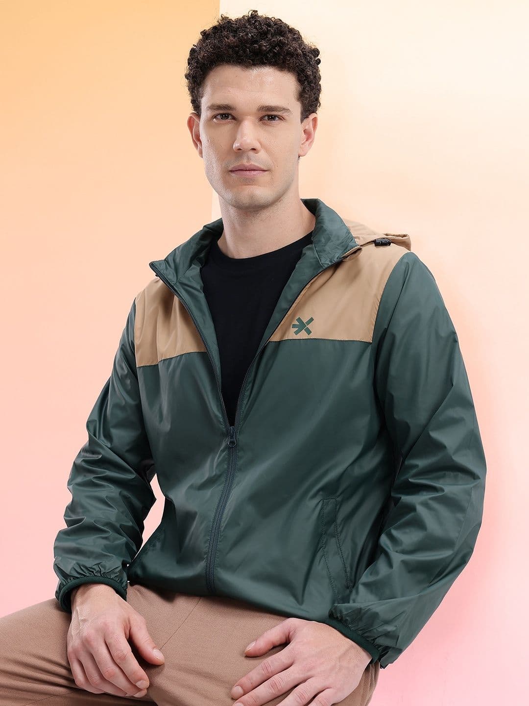 HRX by Hrithik Roshan Hooded Tailored Jacket - view 1