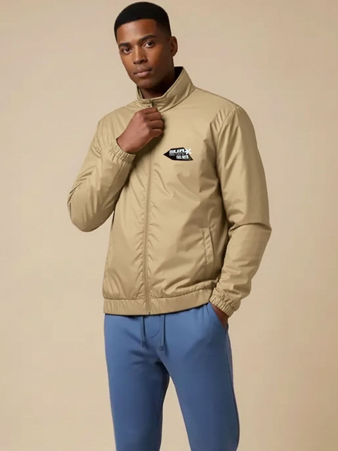 HRX by Hrithik Roshan Men Brand Logo Lightweight Bomber Jacket - view 1