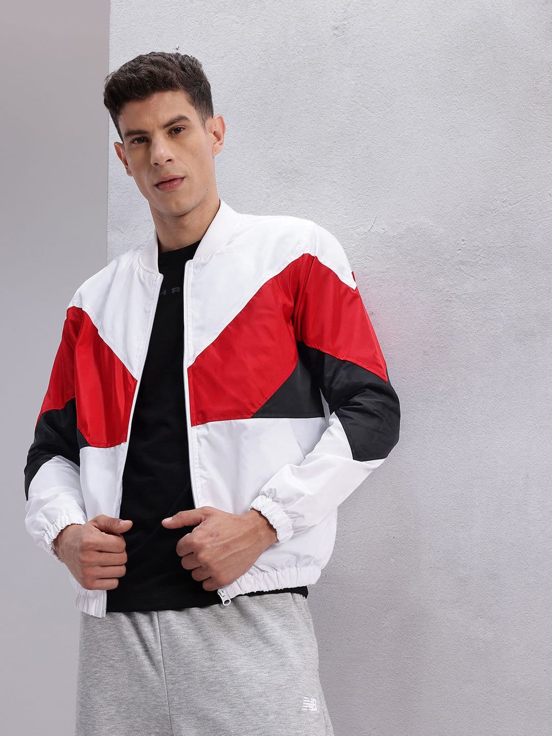 HRX by Hrithik Roshan Colourblock Bomber Lifestyle Jacket - view 1