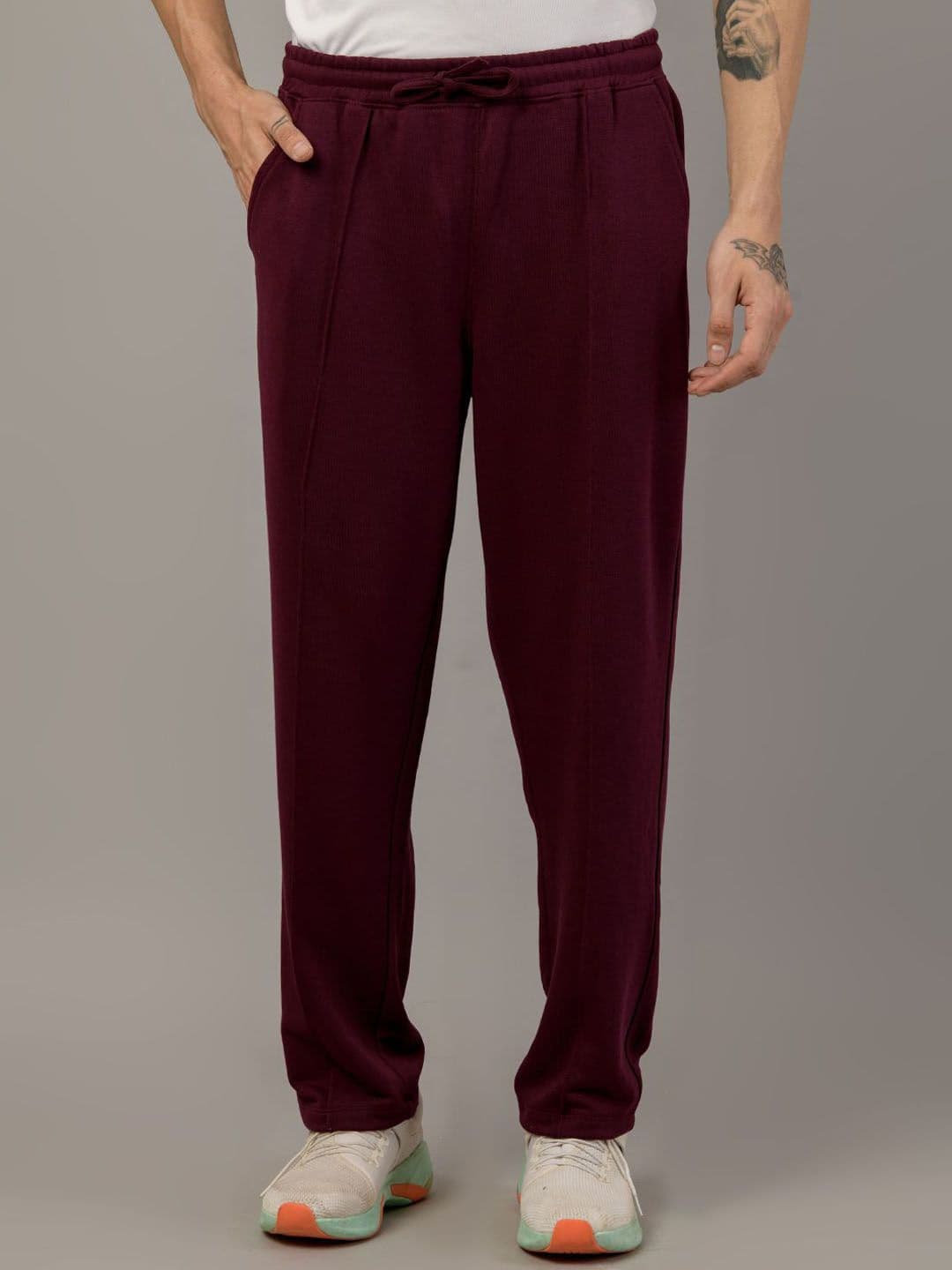 HRX by Hrithik Roshan Men Relaxed Fit Mid Rise Track Pants - view 1