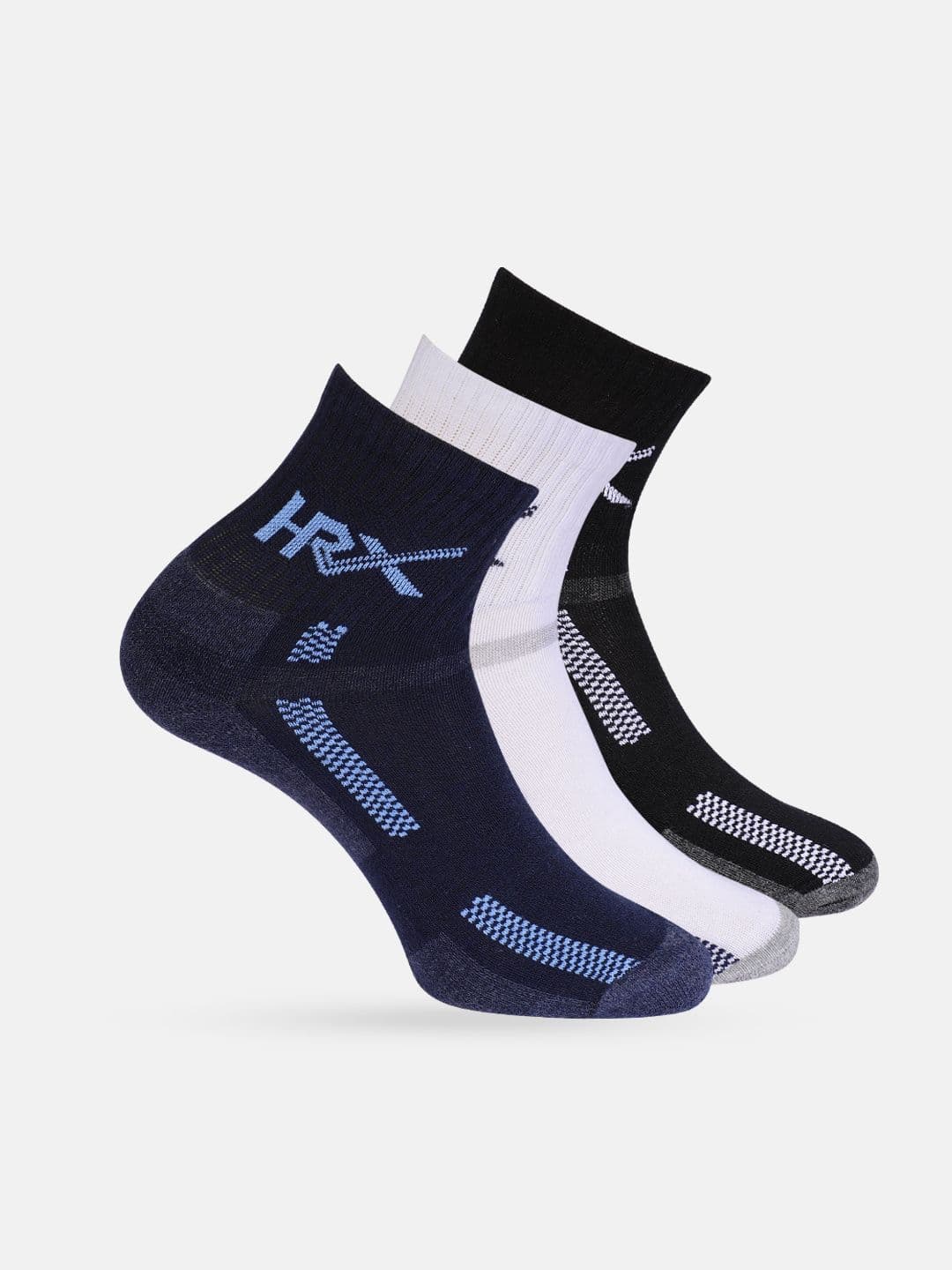 HRX by Hrithik Roshan Men Pack of 3 Ankle Length Socks - view 1
