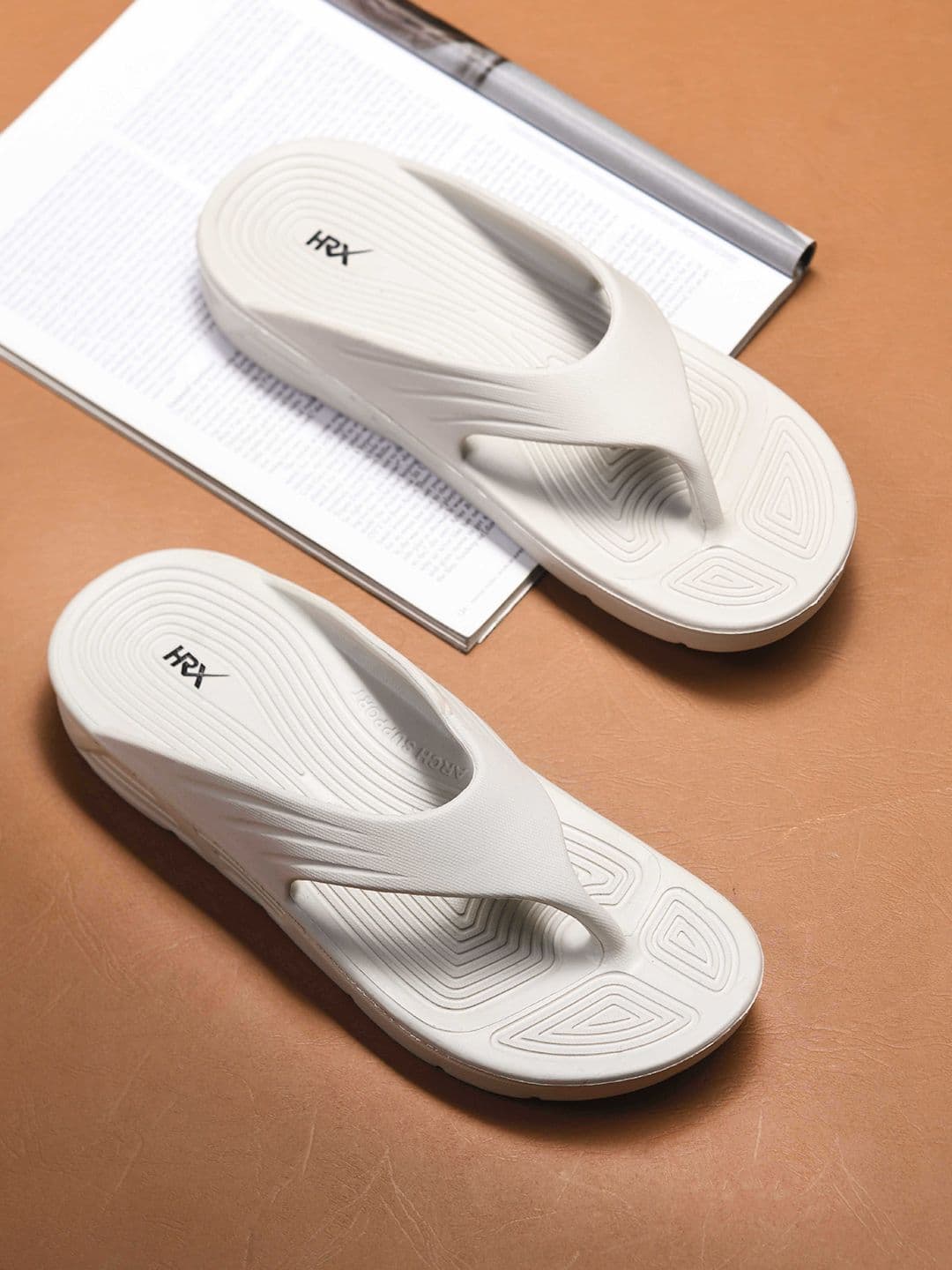 HRX by Hrithik Roshan Men Rubber Thong Flip-Flops - view 1
