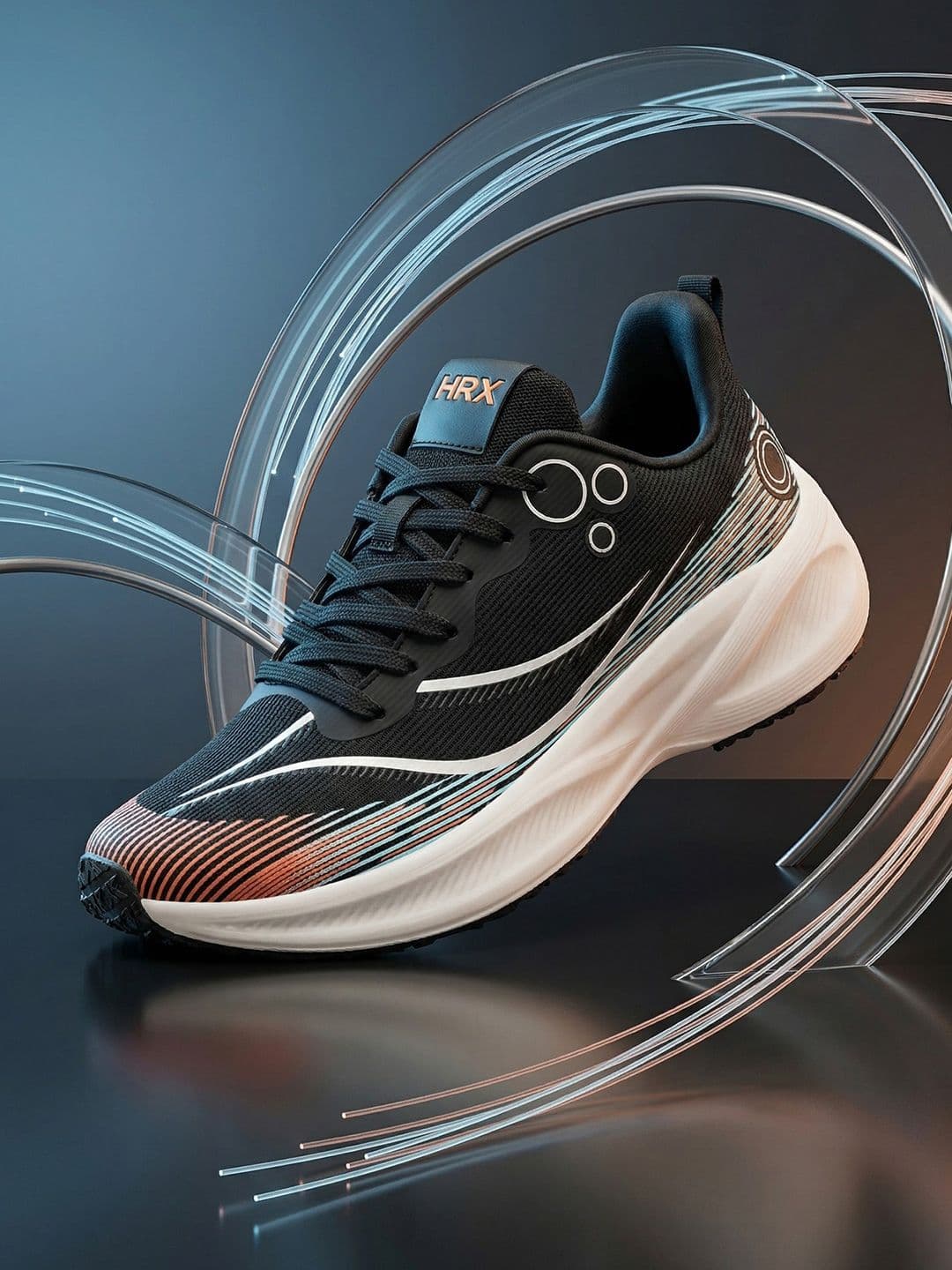 HRX by Hrithik Roshan Men Mesh Running Non-Marking Shoes - view 1