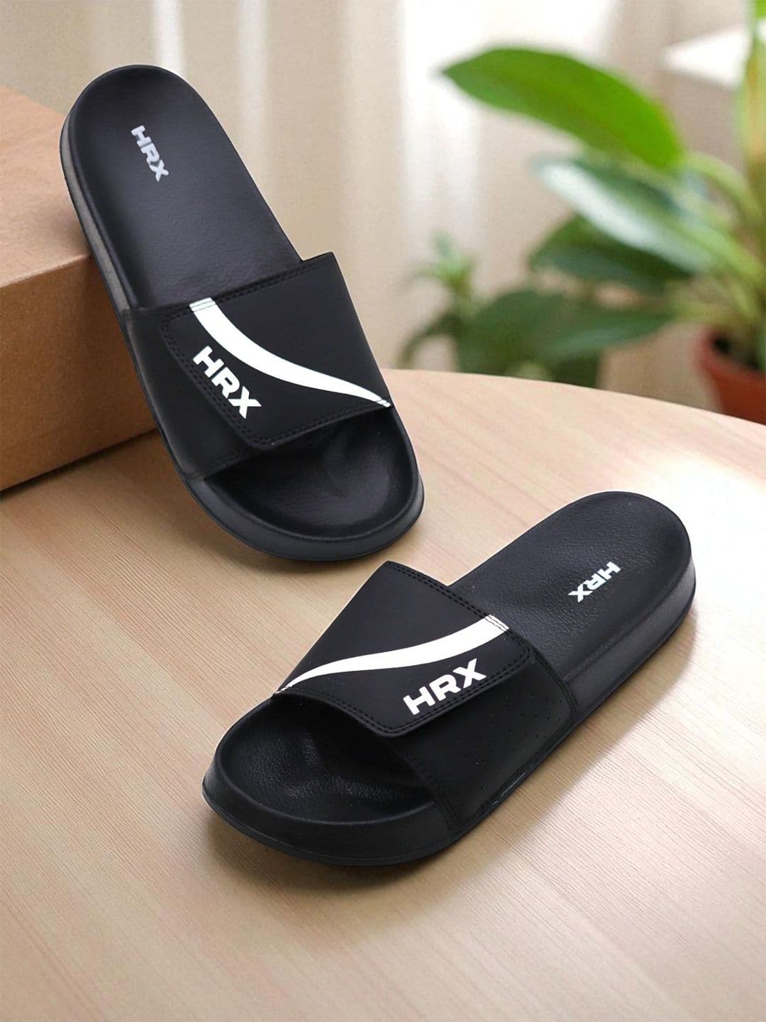 HRX by Hrithik Roshan Men Printed Sliders - view 1