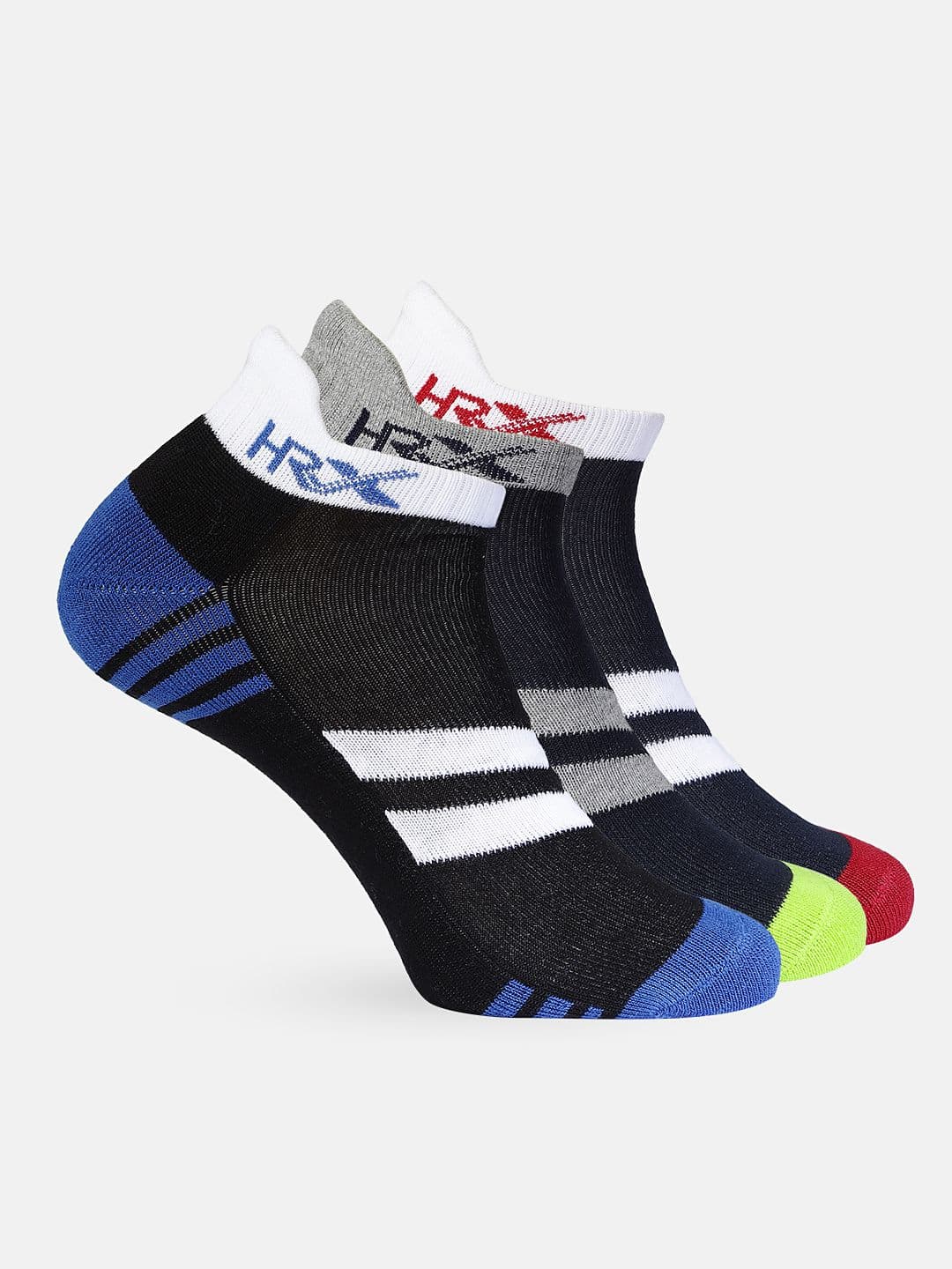 HRX by Hrithik Roshan Men Pack Of 3 Ankle Socks - view 1