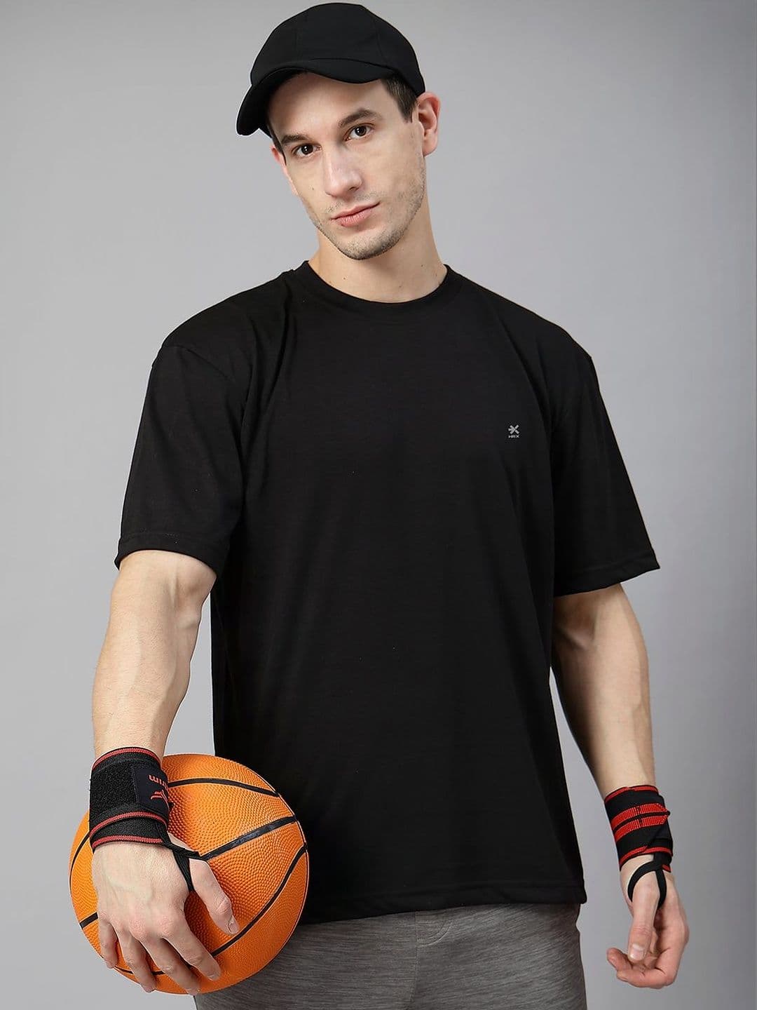 HRX by Hrithik Roshan Men Brand Logo T-shirt - view 1