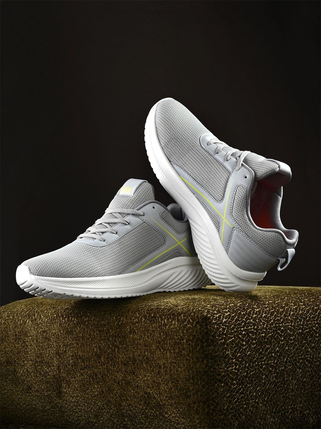 HRX by Hrithik Roshan Men Grey Memory Foam Technology Running Shoes - view 1