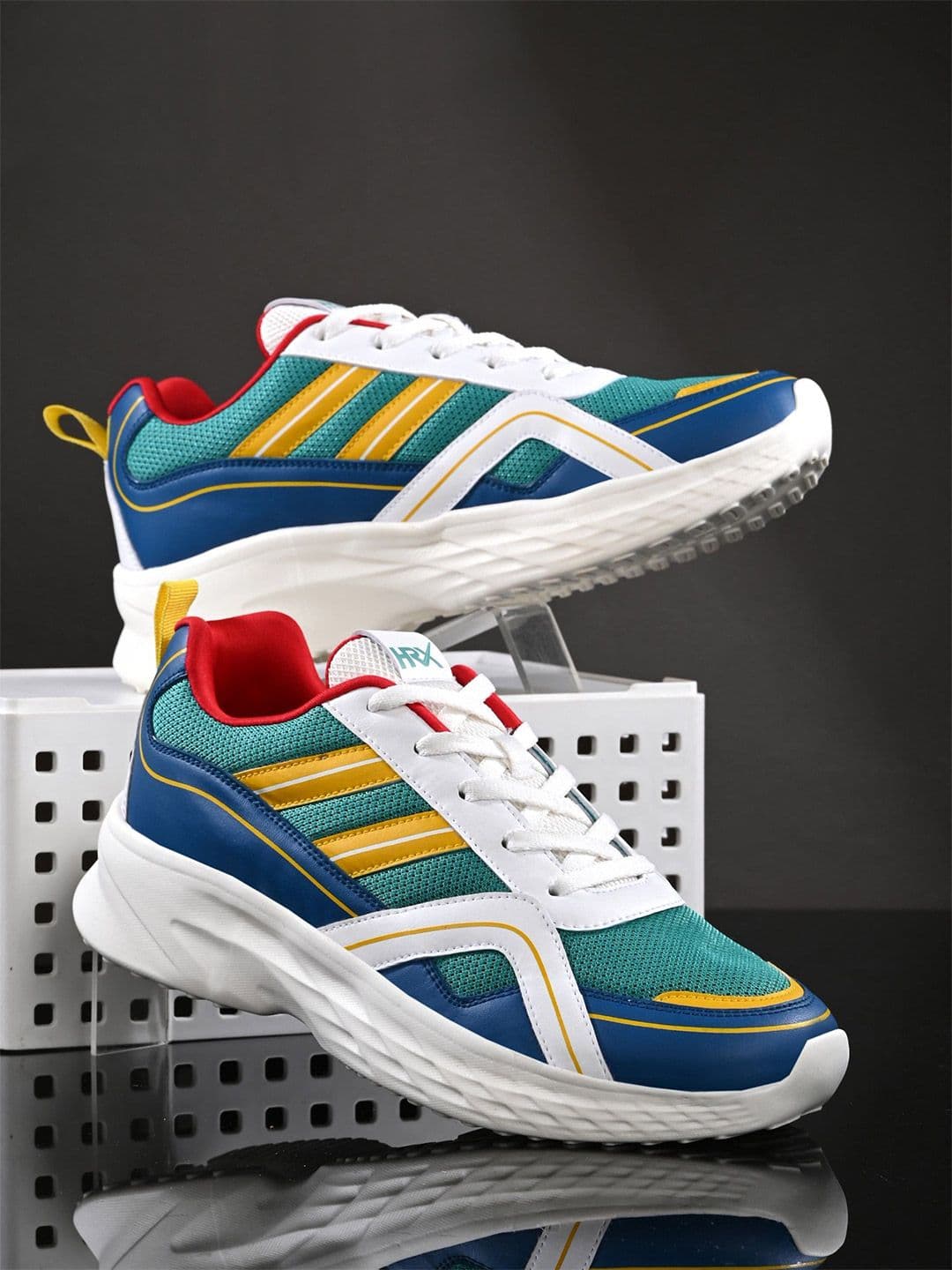 HRX by Hrithik Roshan Men Mesh Running Lace-Ups Non-Marking Sports Shoes - view 1