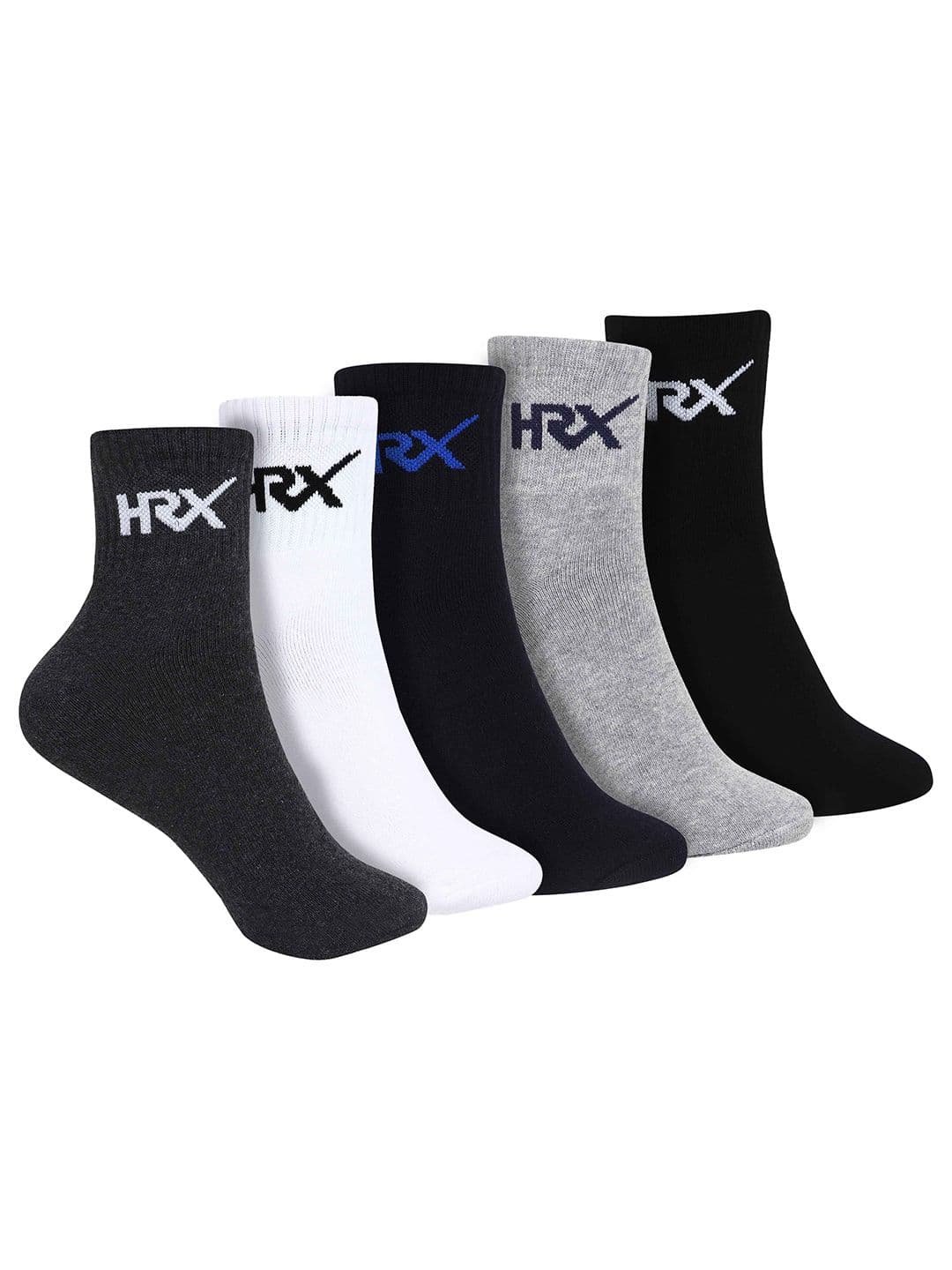 HRX by Hrithik Roshan Pack Of 5 Ankle Length Socks - view 1