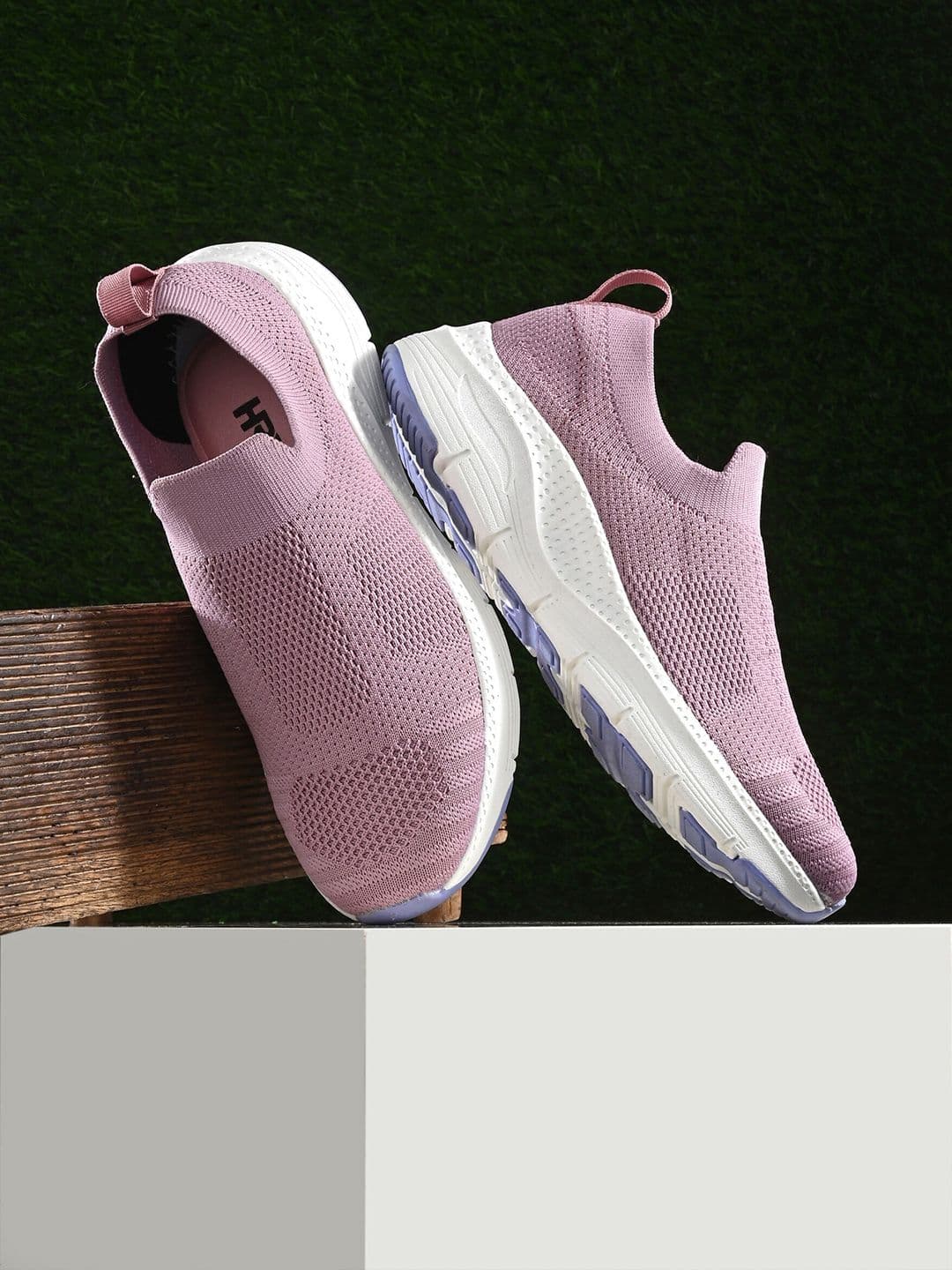 HRX by Hrithik Roshan Women Purple Memory Foam Non-Marking Walking Shoes - view 1