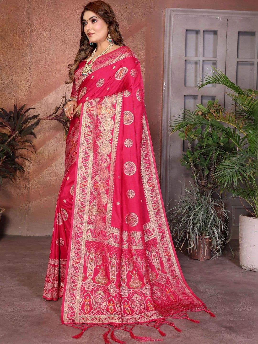 AVYANKA Art Silk Arani Saree - view 1