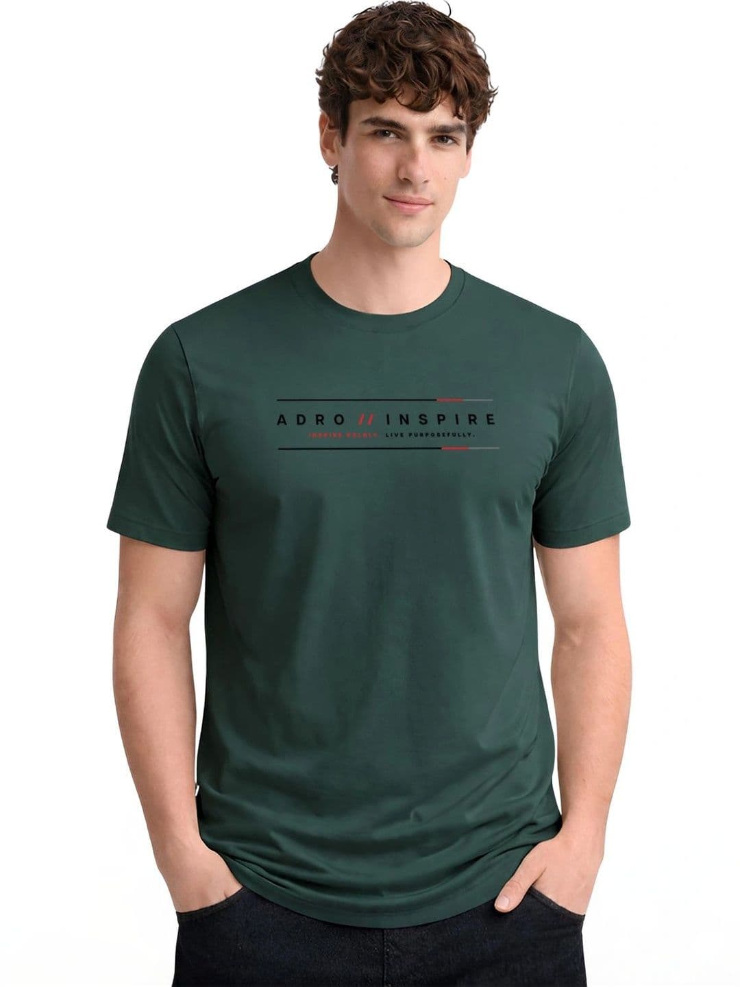 ADRO Men Typography Printed T-shirt - view 1