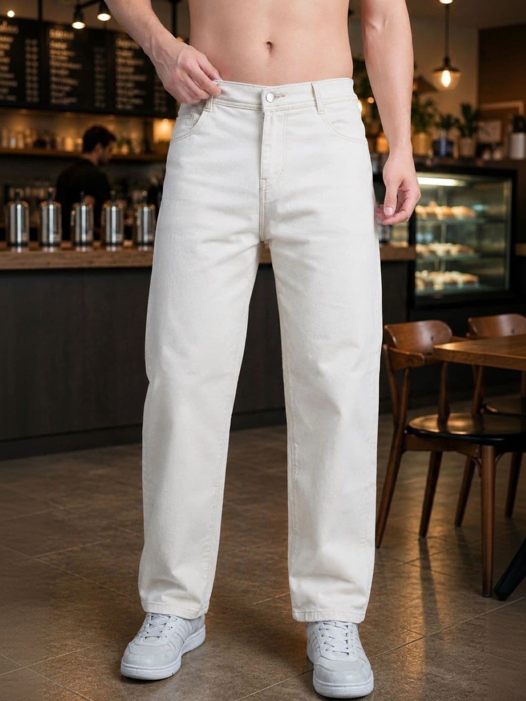 Moda Star Men Classic Straight Fit Mid-Rise Stretchable Jeans - view 1
