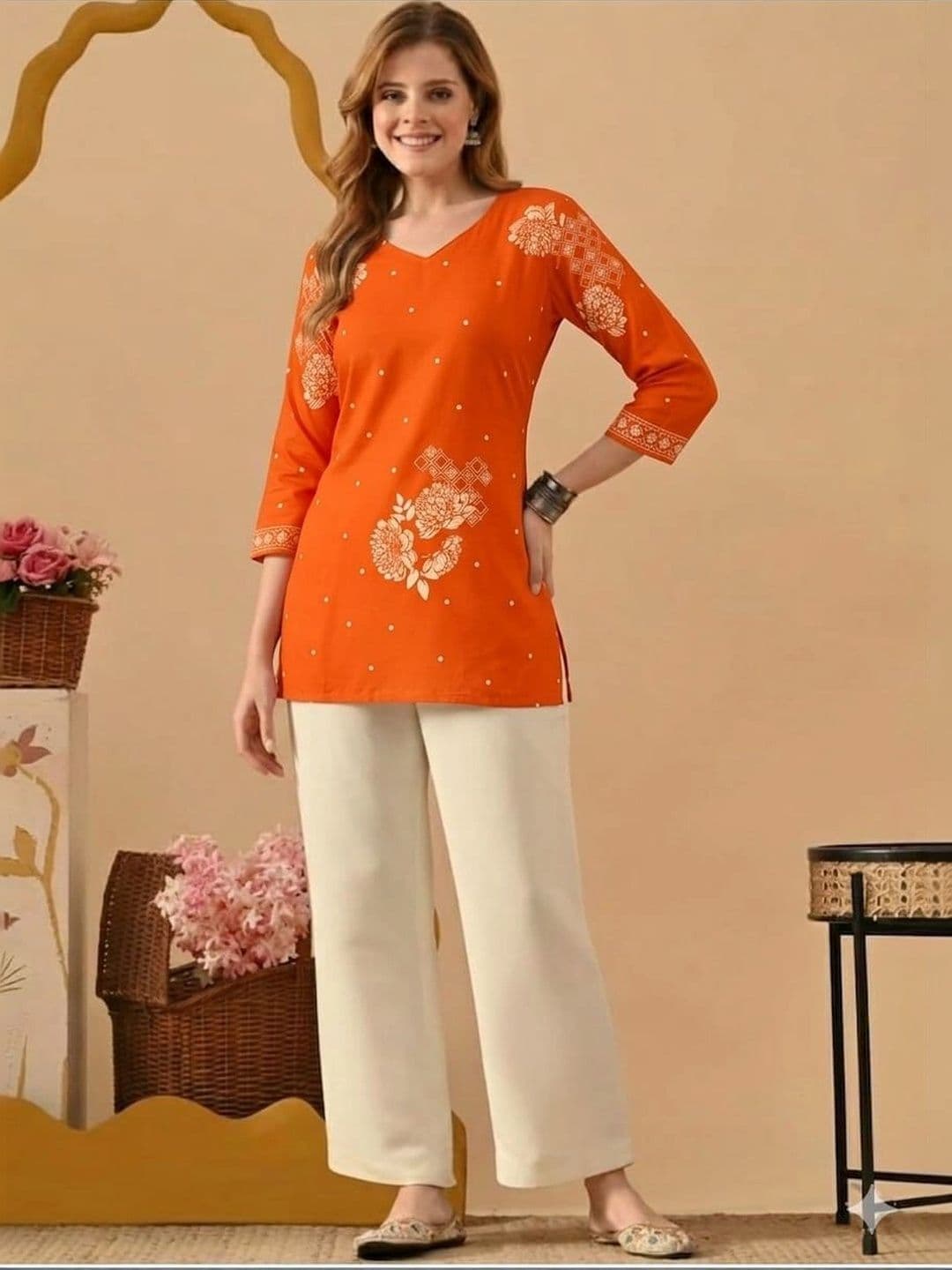 SUKTI Women Floral Printed Kurta - view 1