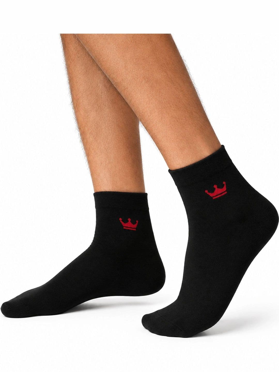 Royal Mart Men Pack of 3 Cotton Patterned Above Ankle Socks - view 1