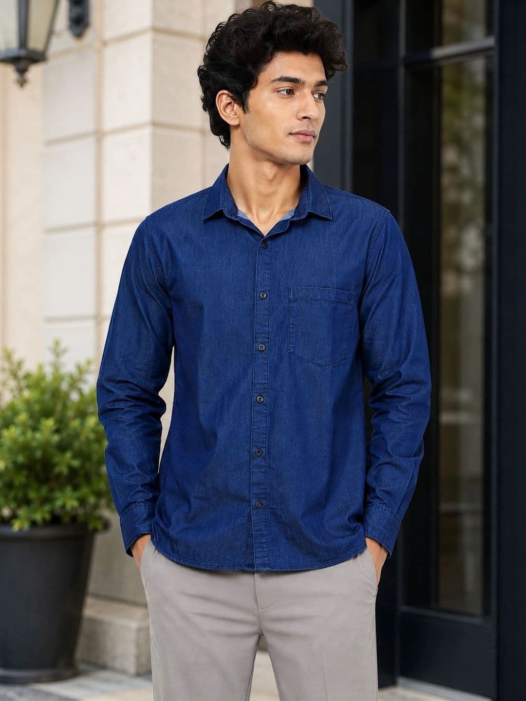 Jumi Enterprise Men Classic Casual Shirt - view 1