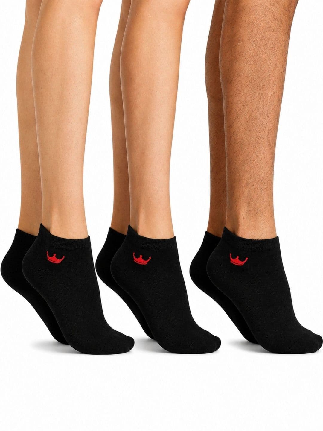 Royal Mart Men Pack of 3 Cotton Patterned Ankle Length Socks - view 1