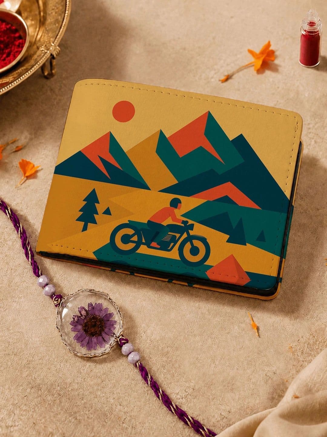 Kalankit Men Printed Embellished Two Fold Wallet - view 1
