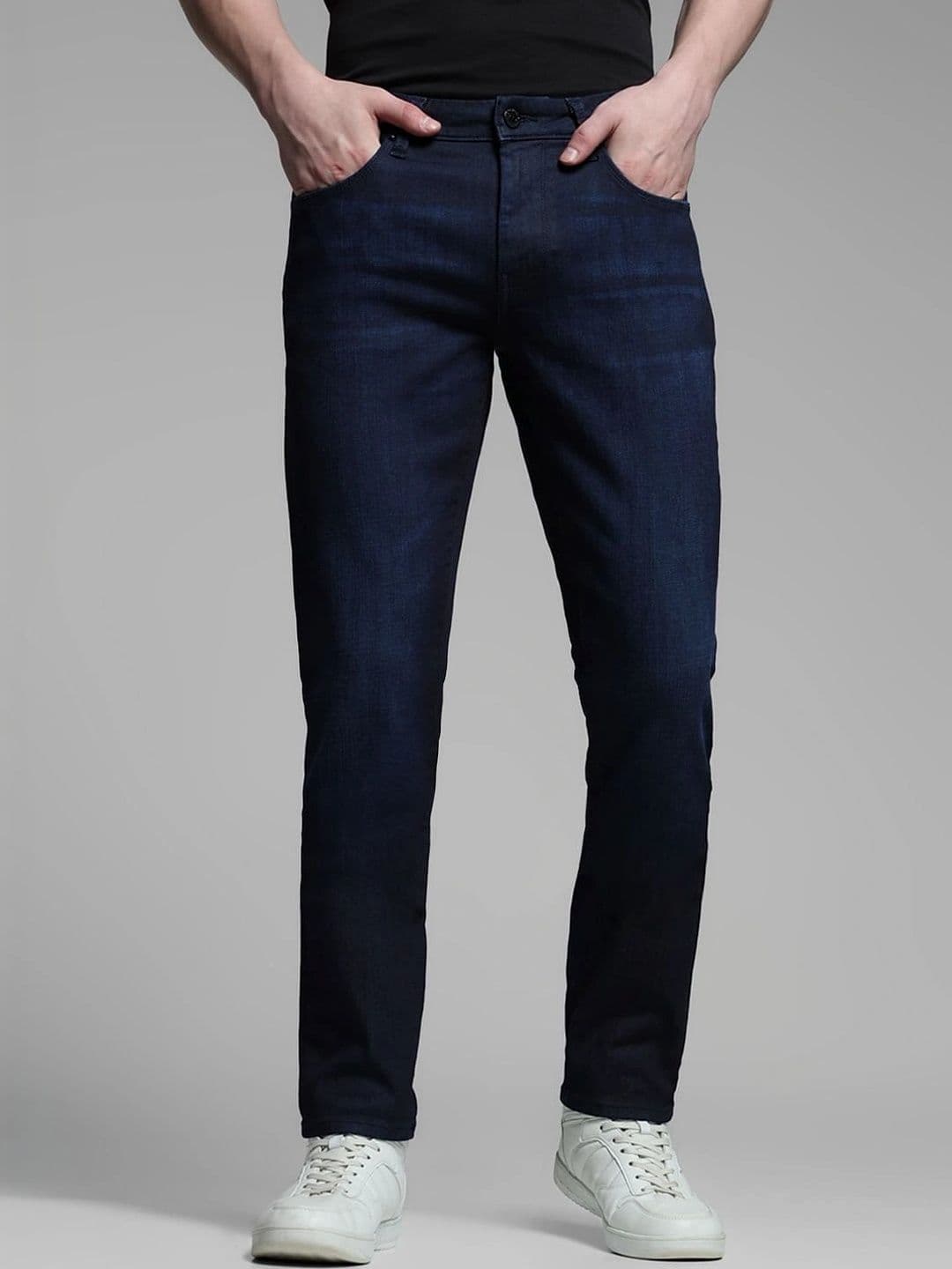 Global Jeans Men Regular Fit Mid-Rise Jeans - view 1