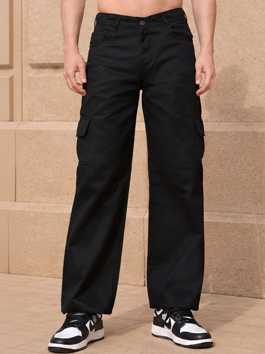 R.Code by The Roadster Life Co. Men Classic Straight Fit Mid-Rise Stretchable Jeans - view 1