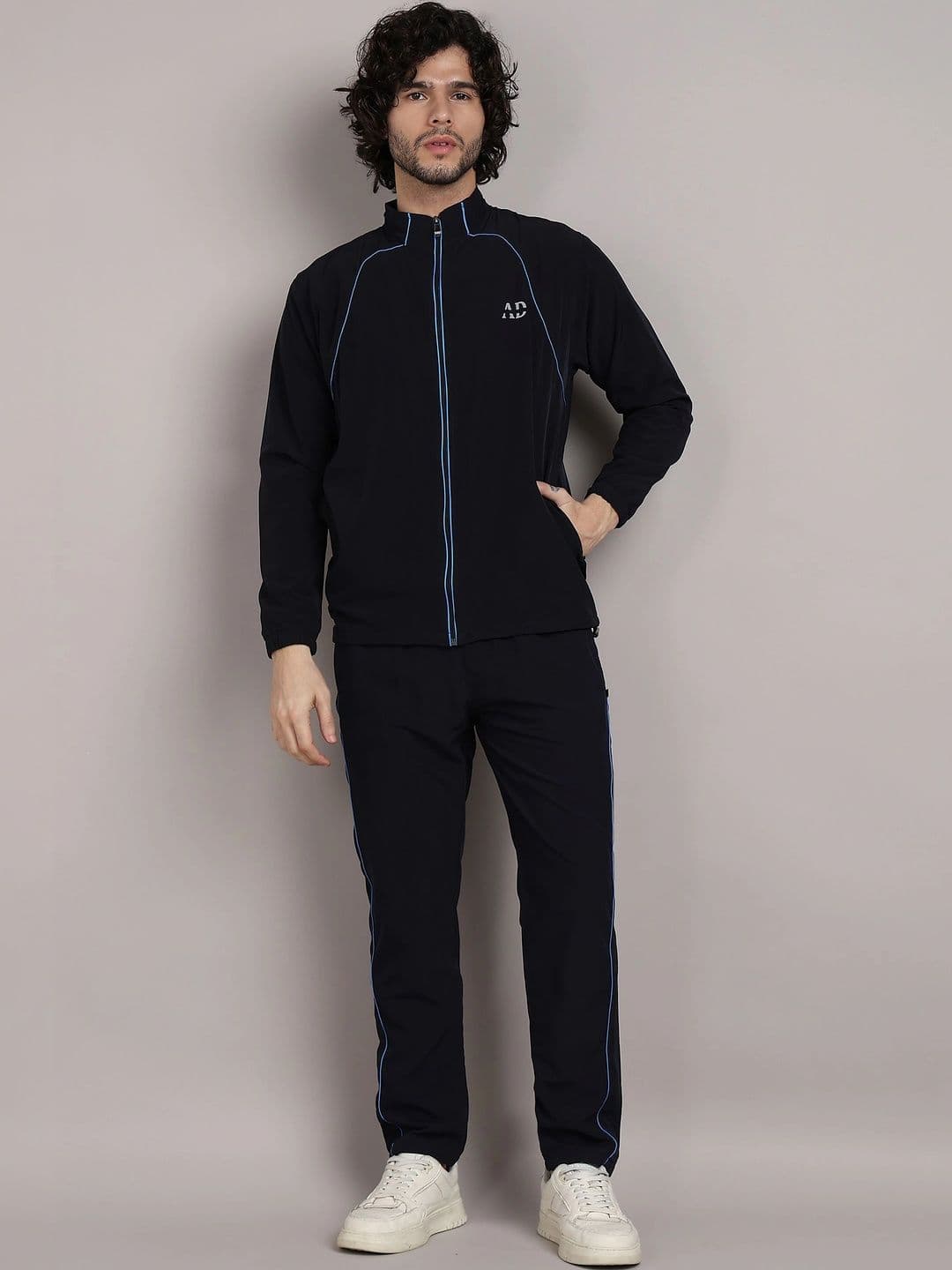 ASHI DESIGNS Brand Logo Printed Mock Collar Tracksuits - view 1