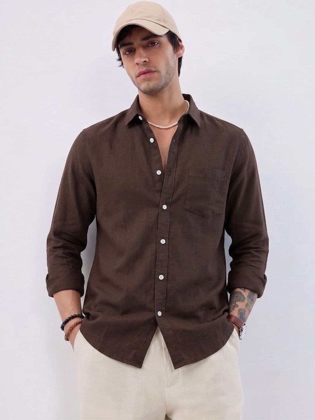 glitchez Men Standard Slim Fit Casual Shirt - view 1