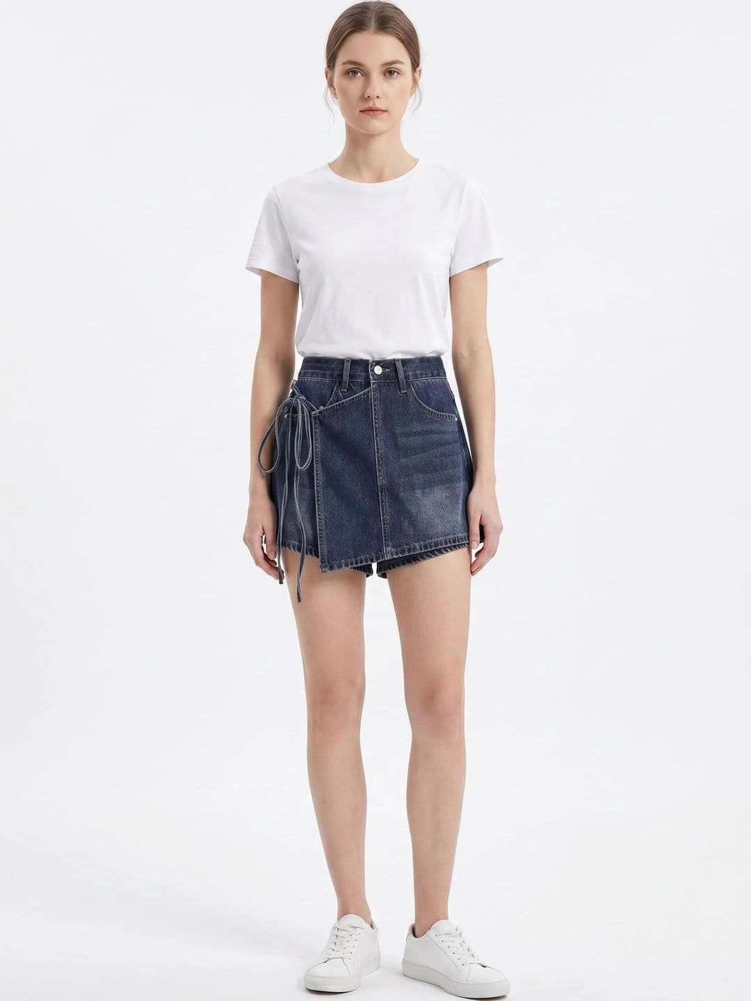 StyleCast x Revolte Women Mini Skorts Skirt - view 1