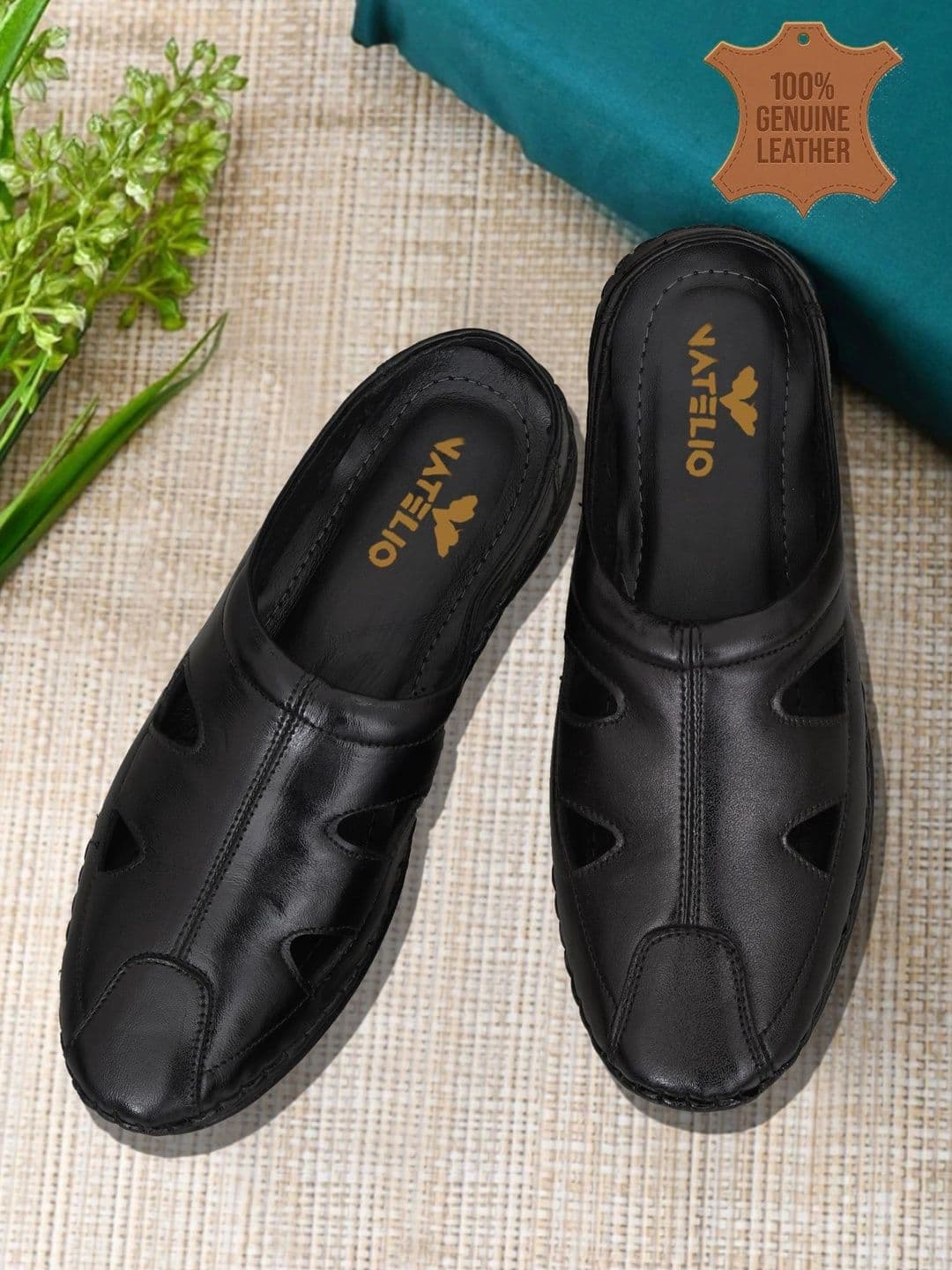 VATELIO Men Leather Comfort Sandals - view 1