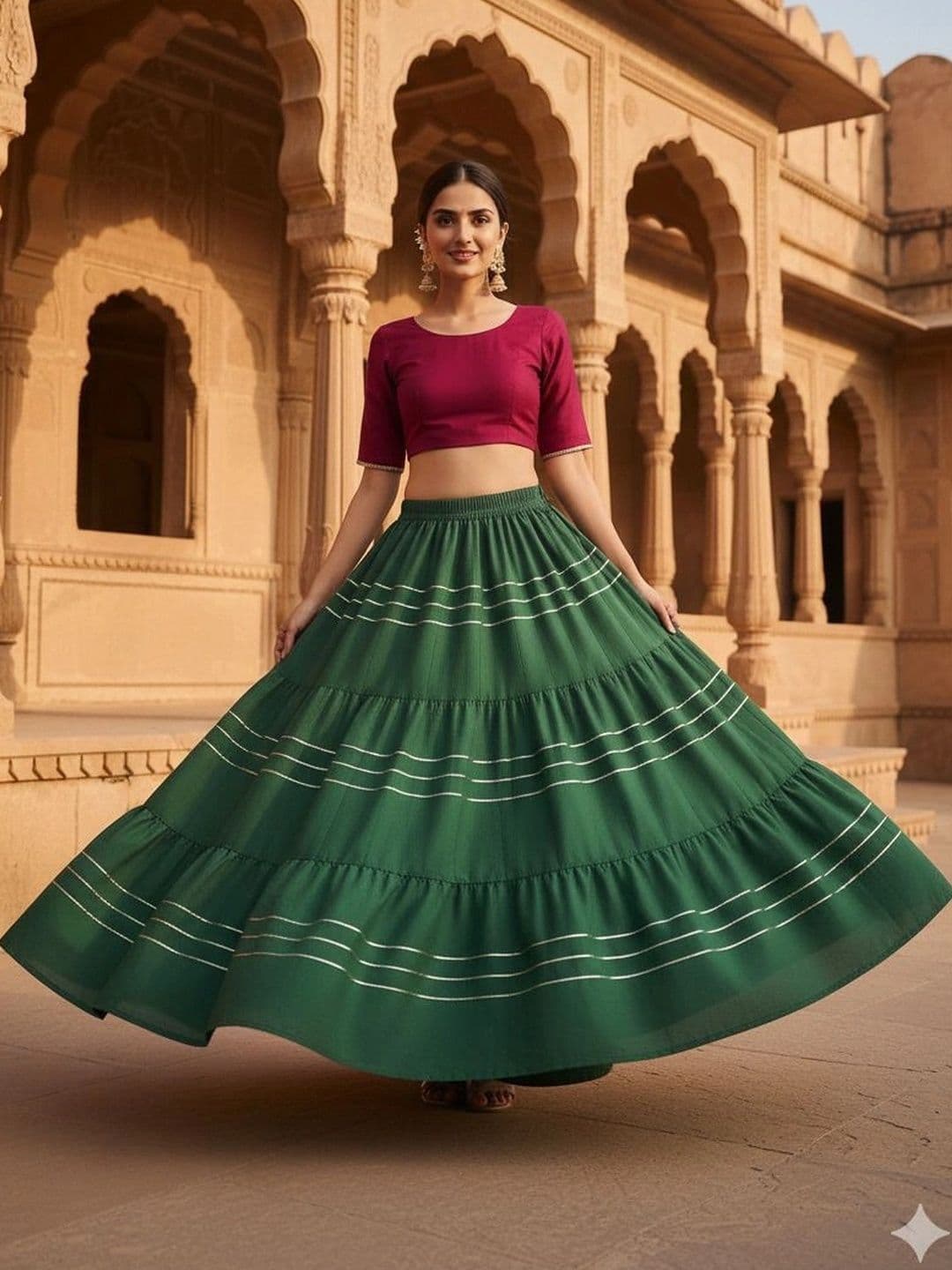 RAYIE COLLECTION Women Tiered Maxi Skirts - view 1