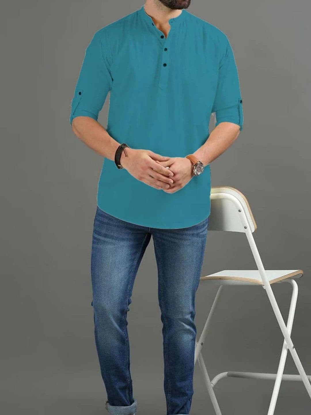 BULL FIRE Men Kurta - view 1