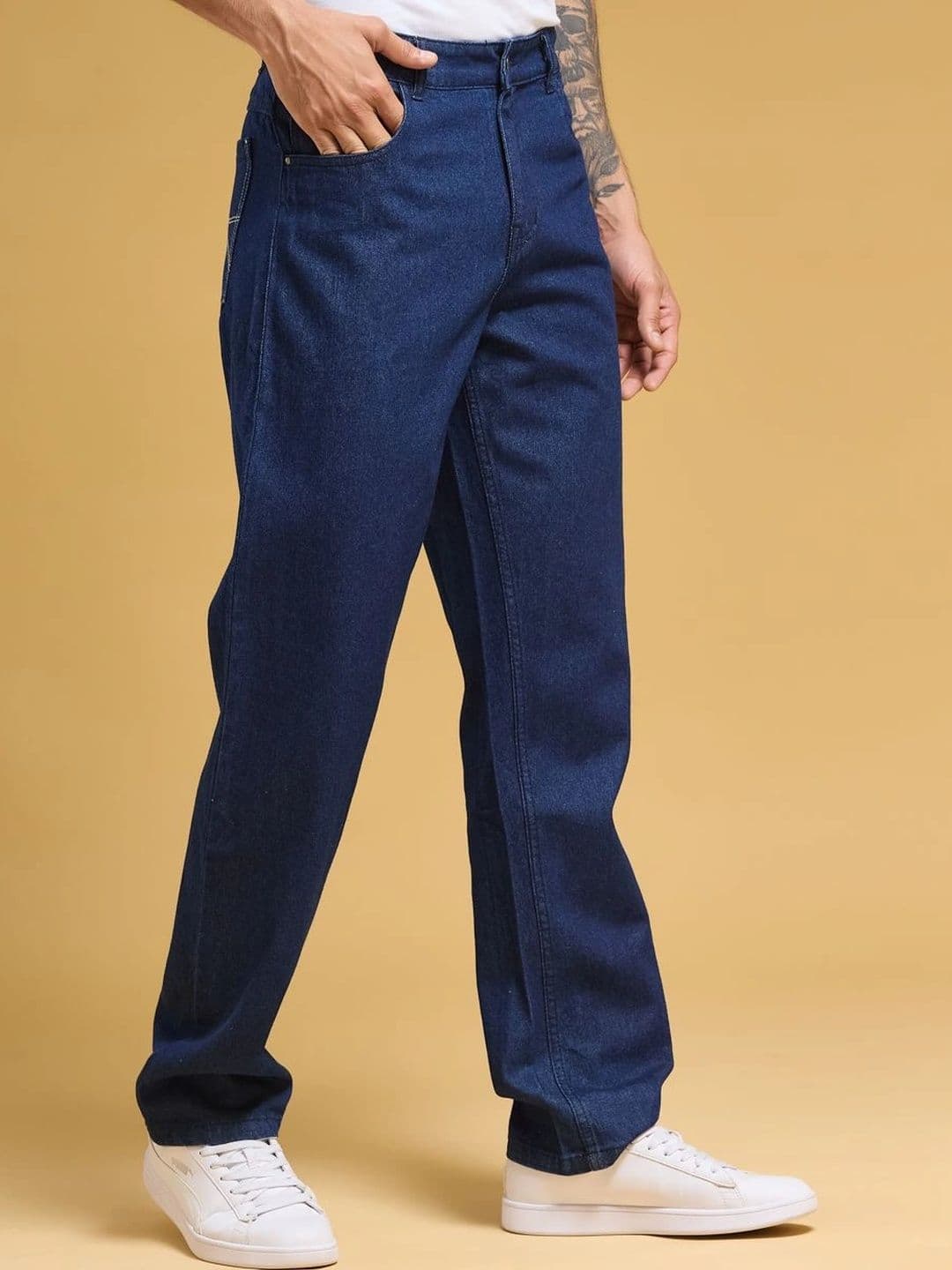 Fabindia Men Regular Fit Mid-Rise Jeans - view 1