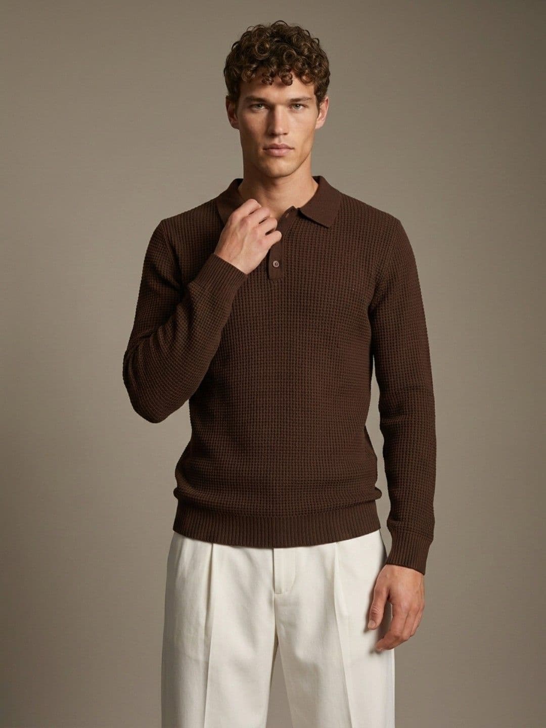 glitchez Ribbed Knitted Pullover - view 1