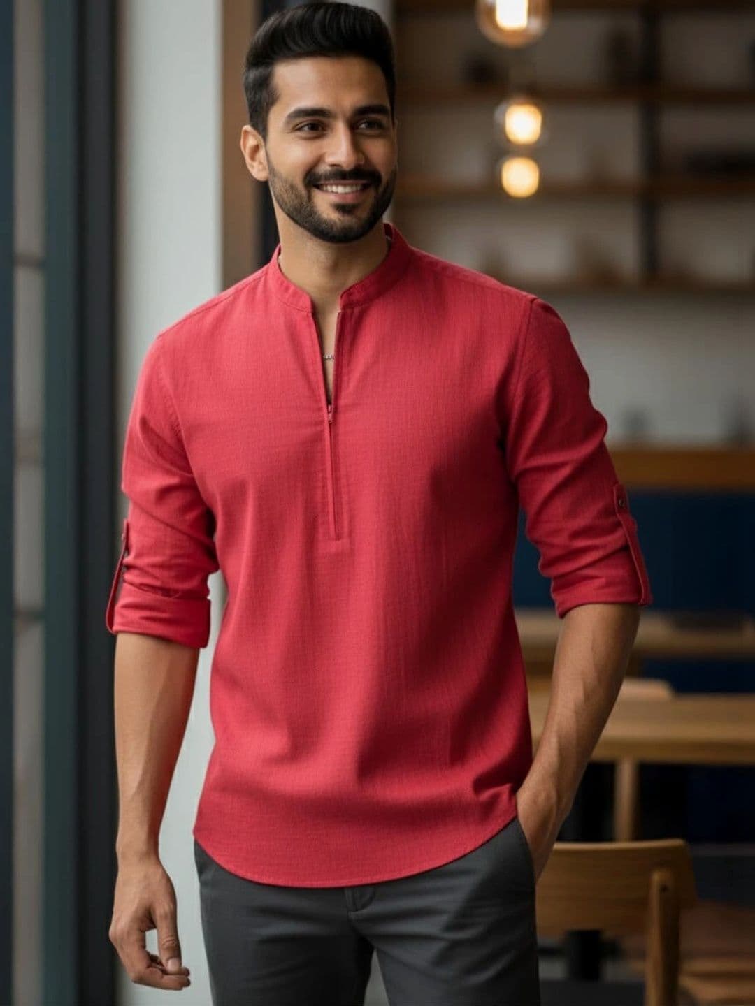BULL FIRE Men Kurta - view 1