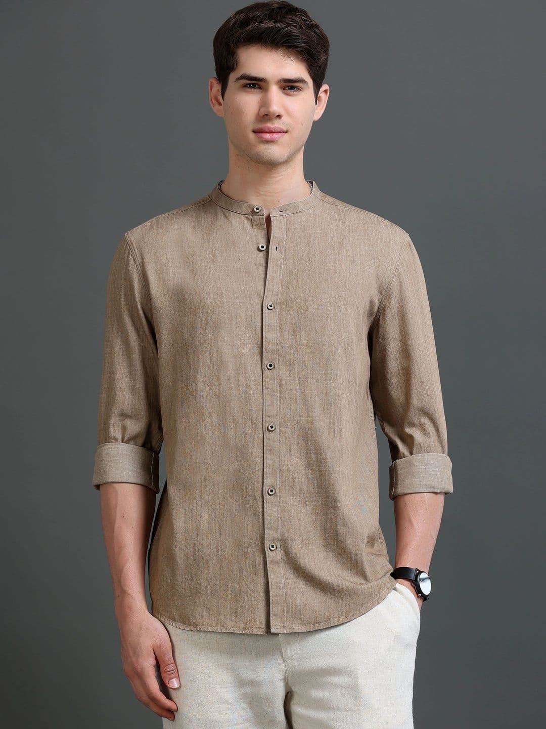 British Club Men Smart Slim Fit Casual Shirt - view 1