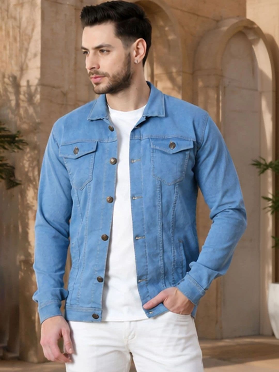Moda Star Men Outdoor Denim Jacket - view 1