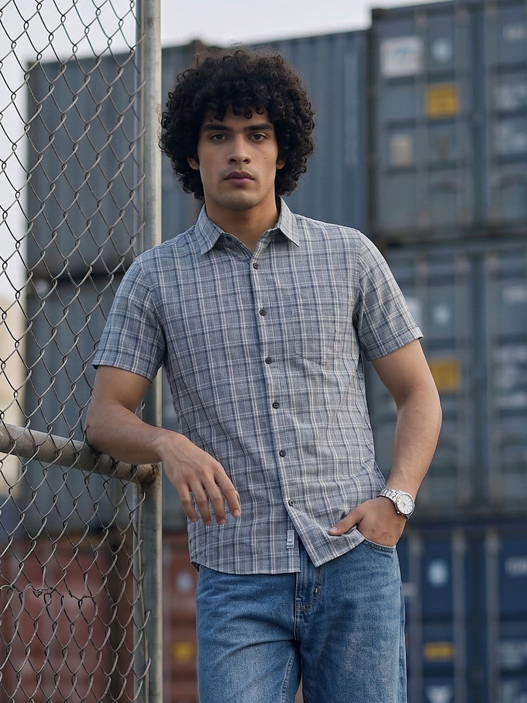 The Roadster Life Co. Slim Fit Checked Casual Shirt - view 1