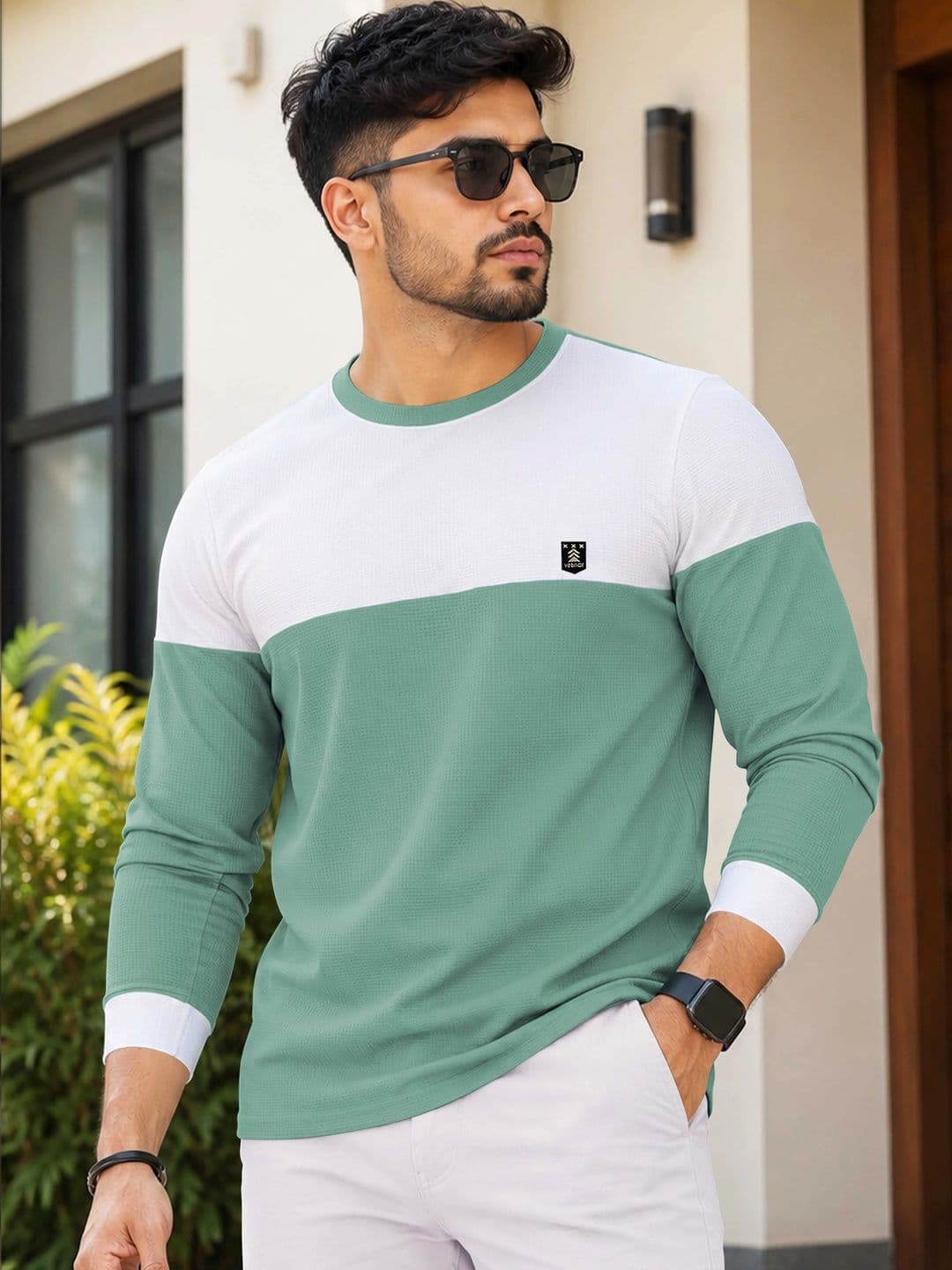VeBNoR Men Colourblocked T-shirt - view 1