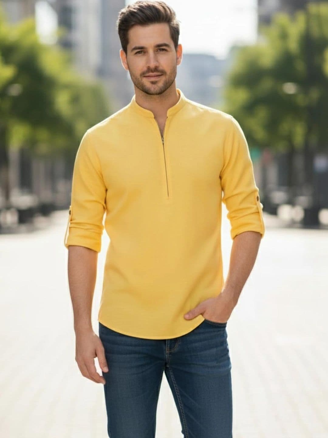 BULL FIRE Men Kurta - view 1