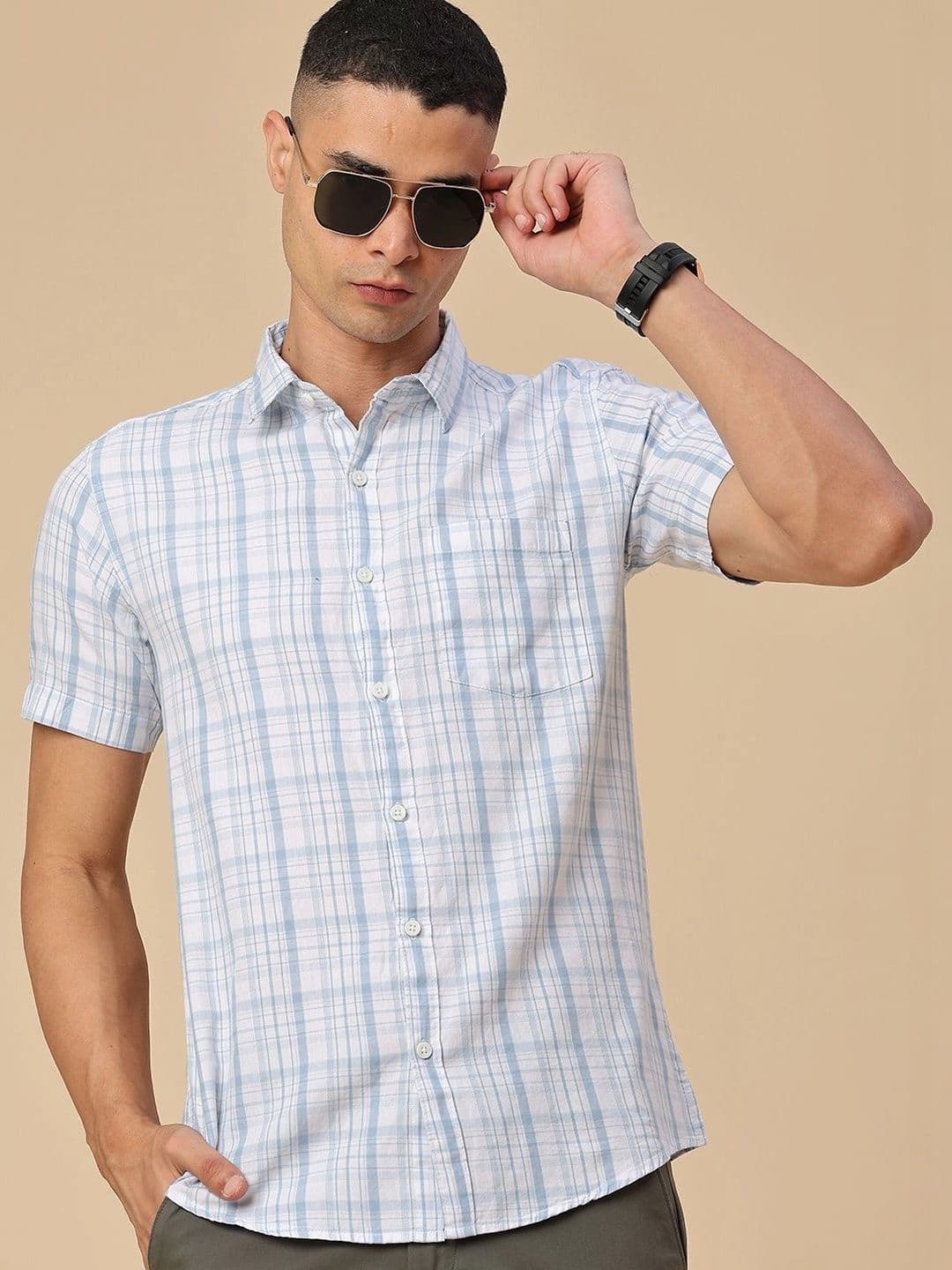 LIMEROAD Men Checked Casual Shirt - view 1